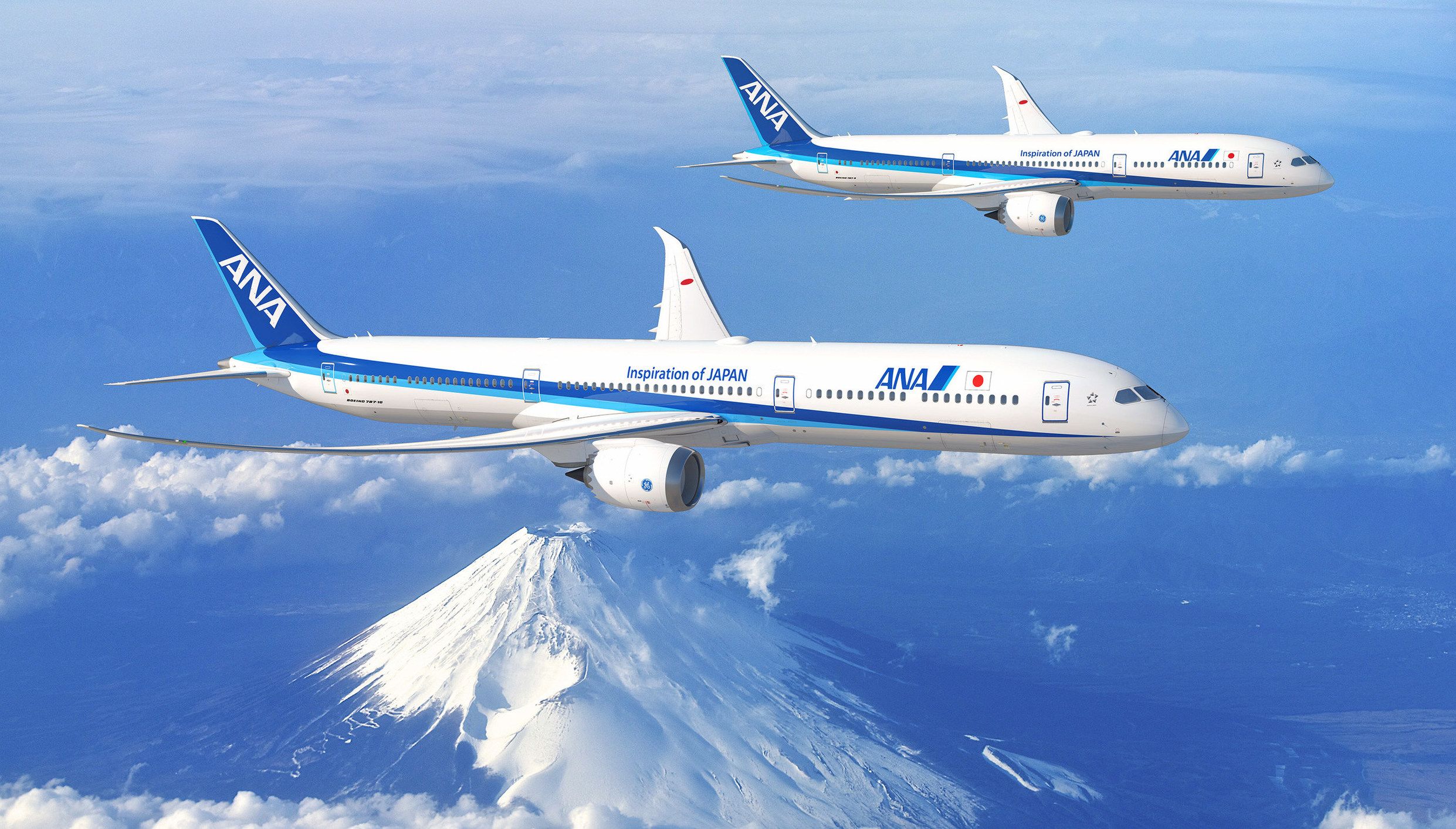 ANA Boeing 787 CGI render
