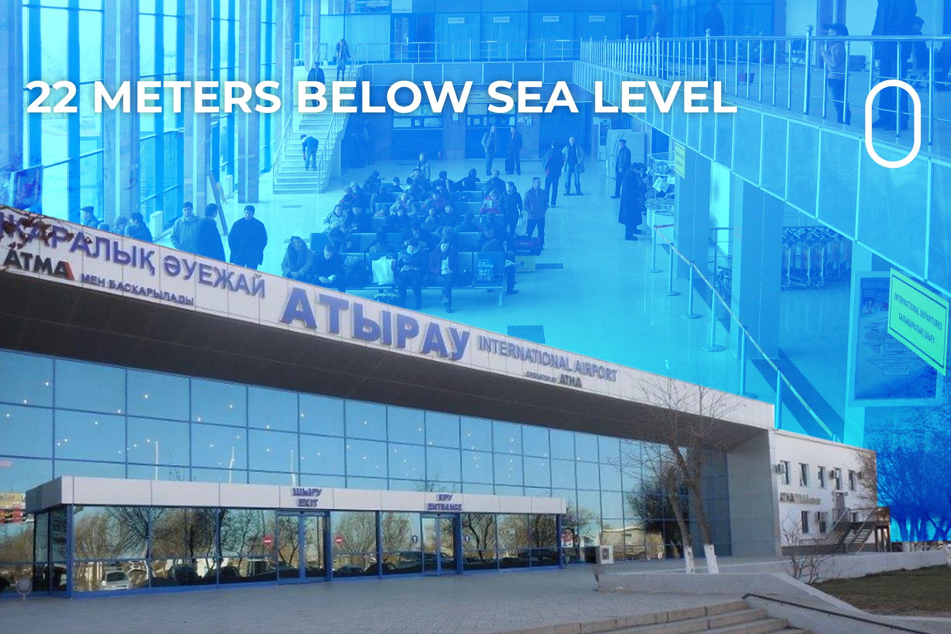 Atyrau the world s lowest international airport