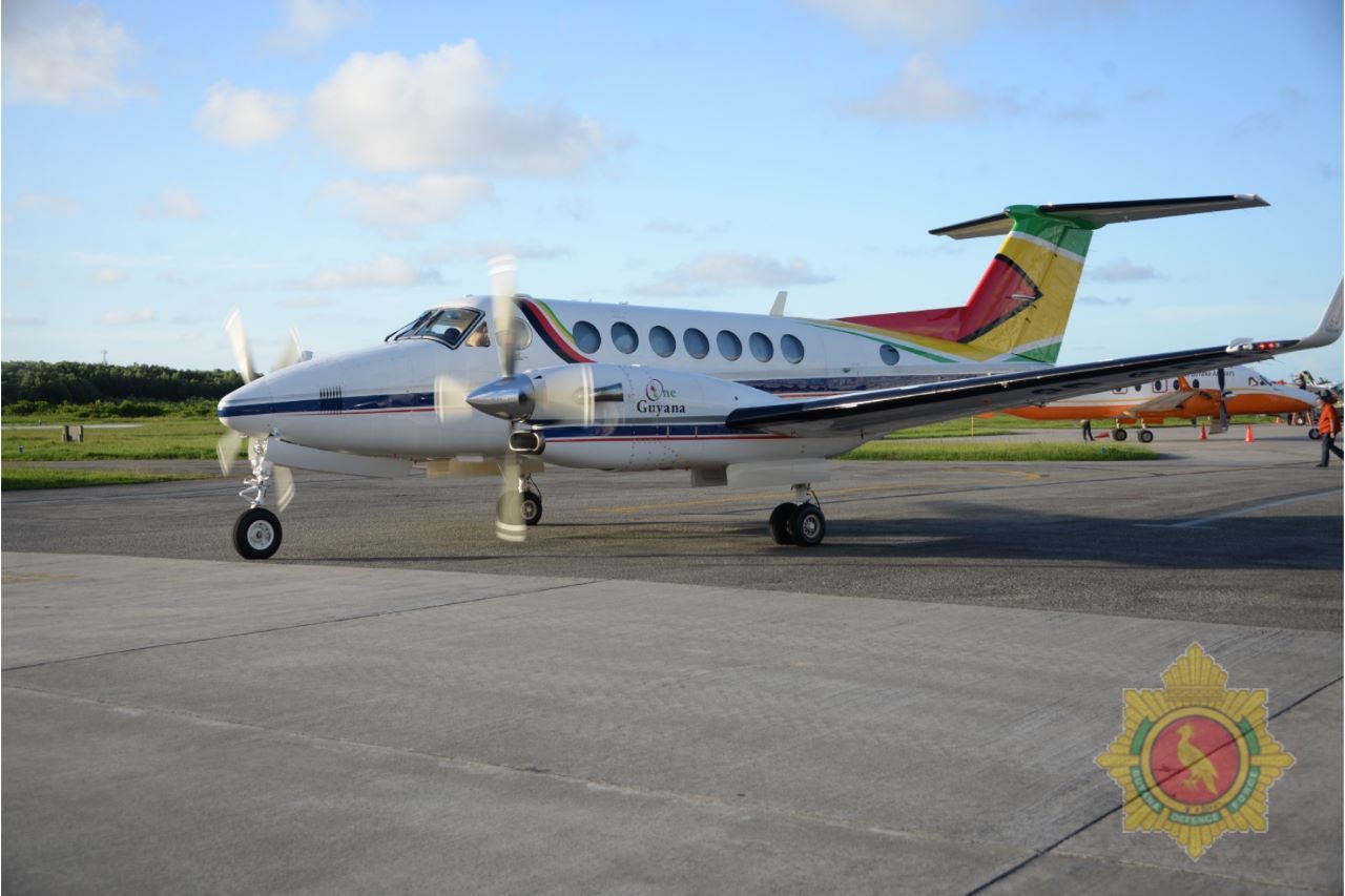 Guyana Defence Force Refurbishes Seized Brazilian Beechcraft King Air ...