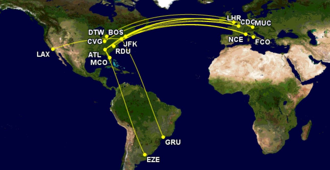 Where Delta & United Are Flying The Boeing 767-400ER This July