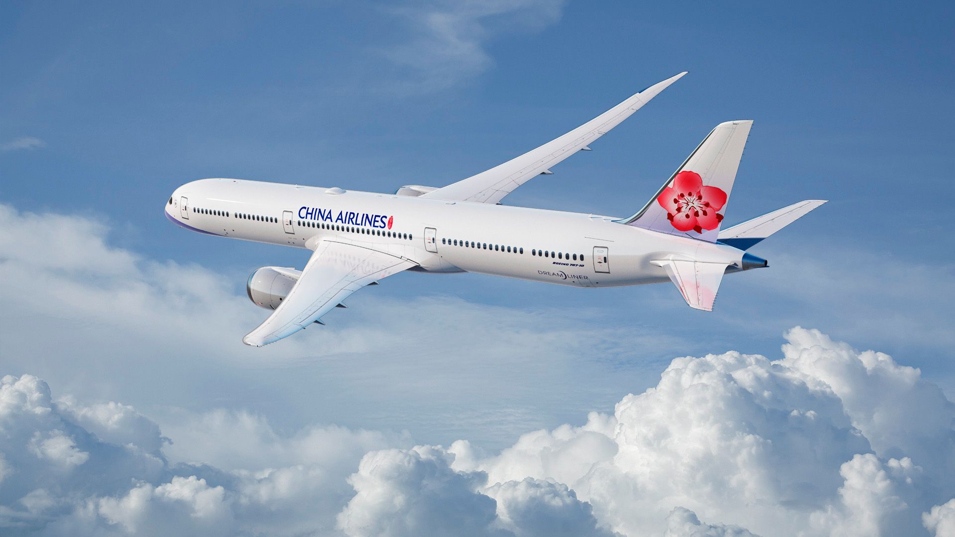 China Airlines Boeing 787 Dreamliner concept. 