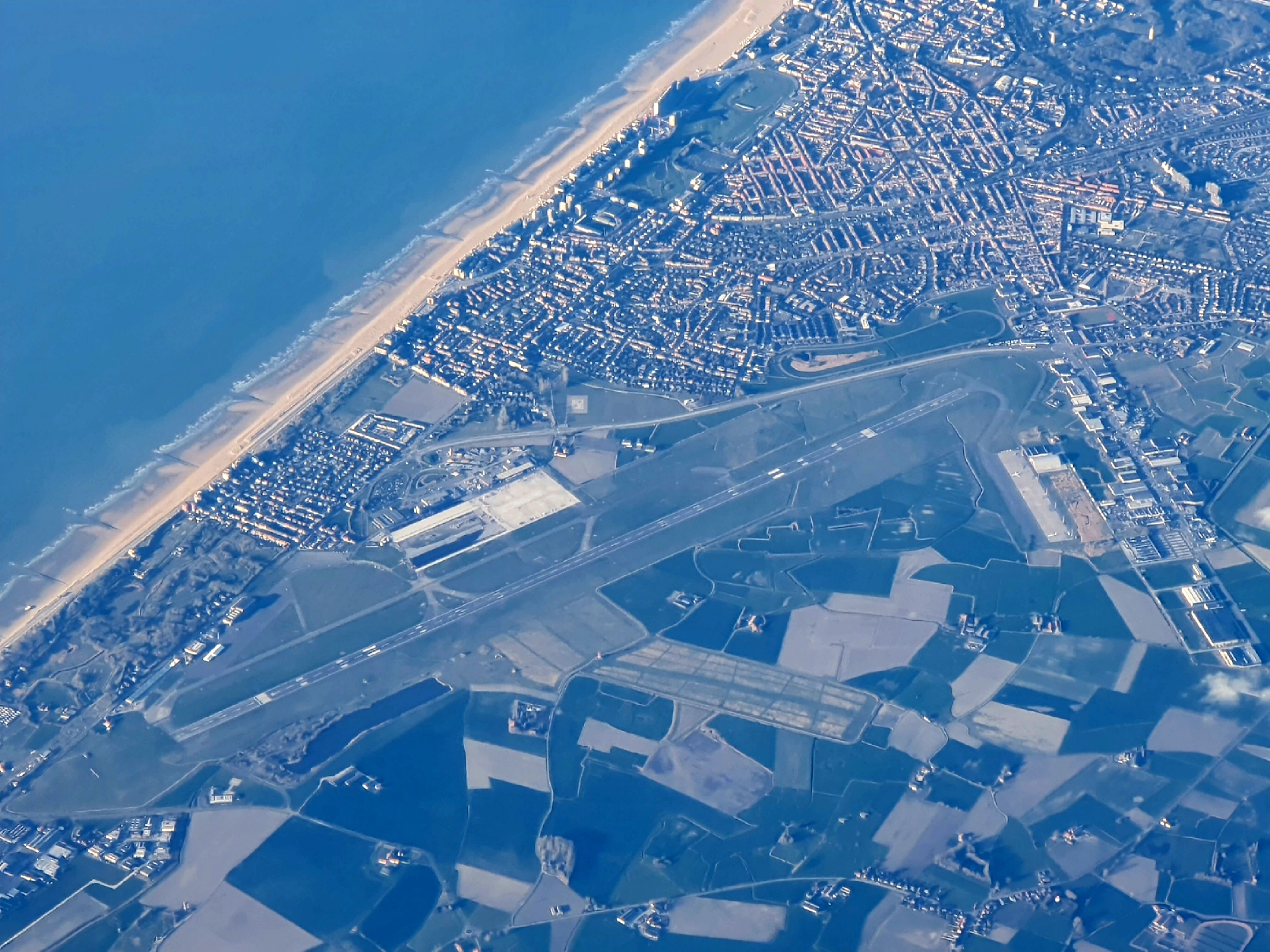 Ostend-Bruges International Airport Aerial View