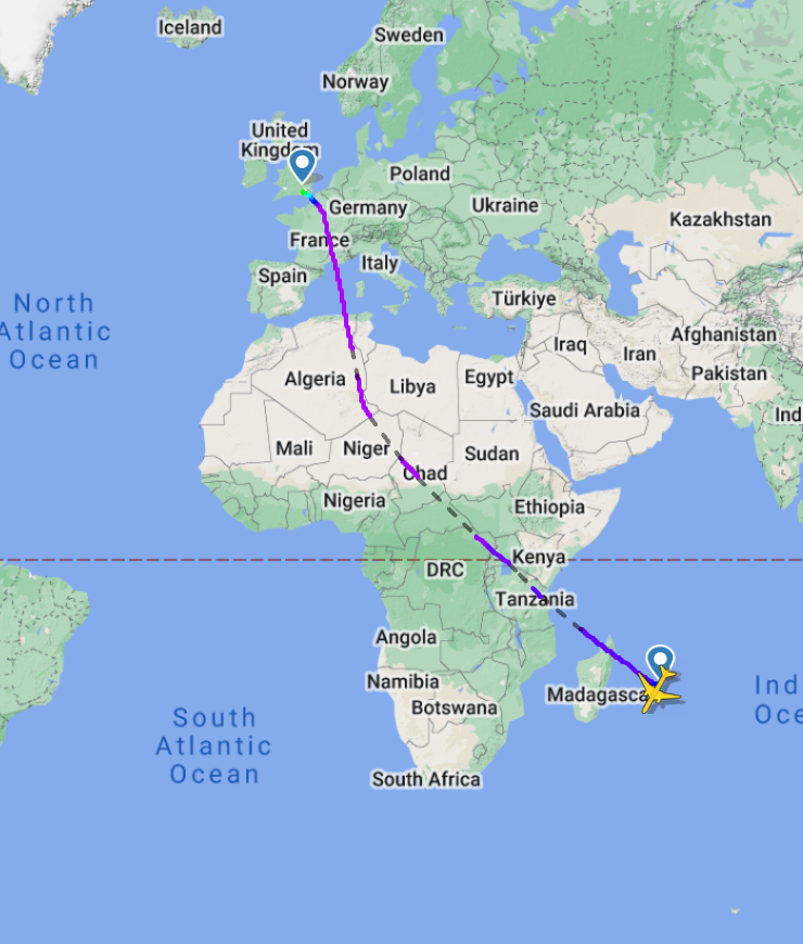 LongRange From London British Airways' 5 Longest Flights