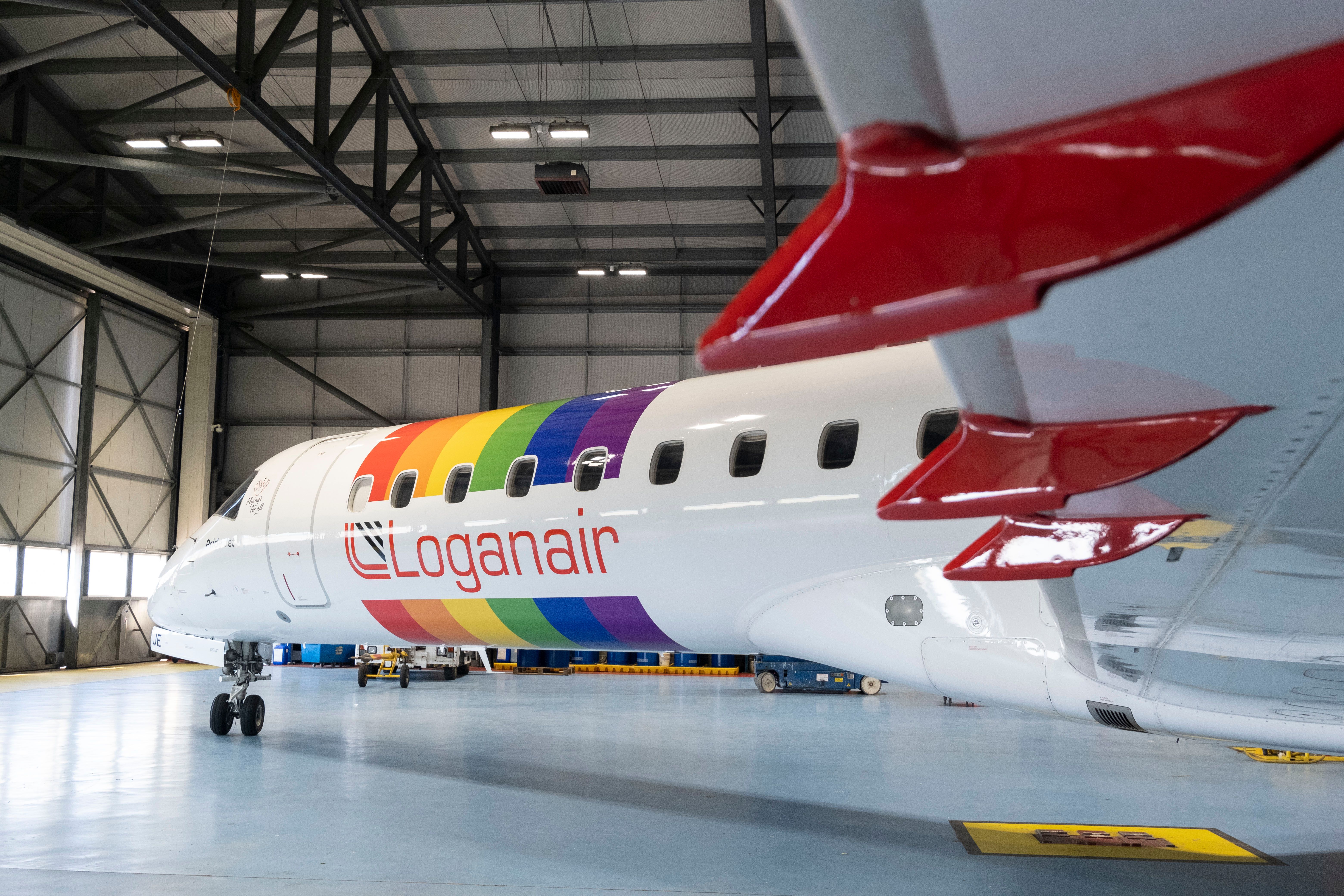 Loganair Pride's Embraer 145