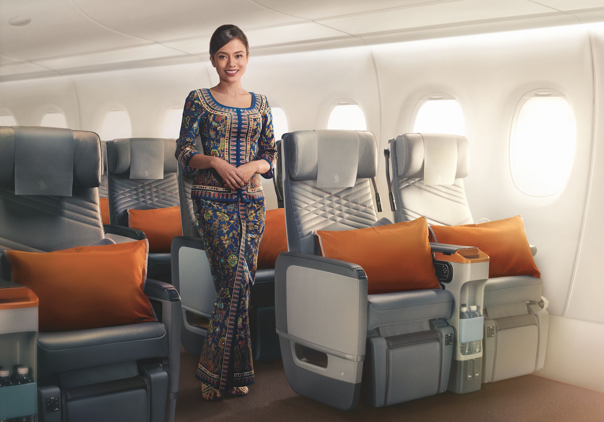 Premium economy cabin