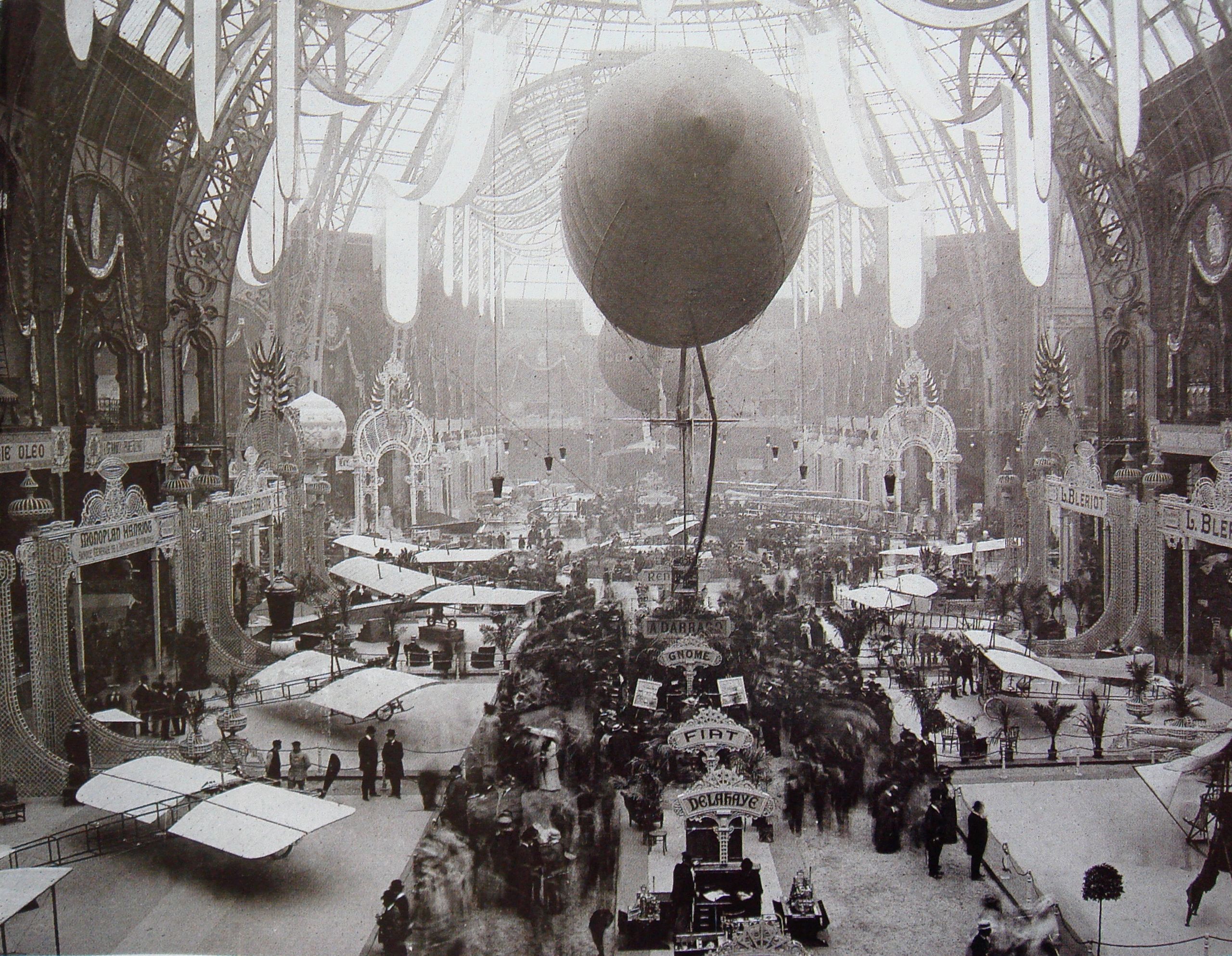 Salon de locomotion aerienne 1909 Grand Palais Paris