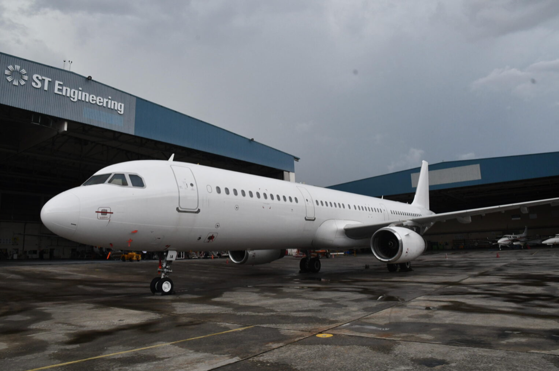 A321 before the conversion. 