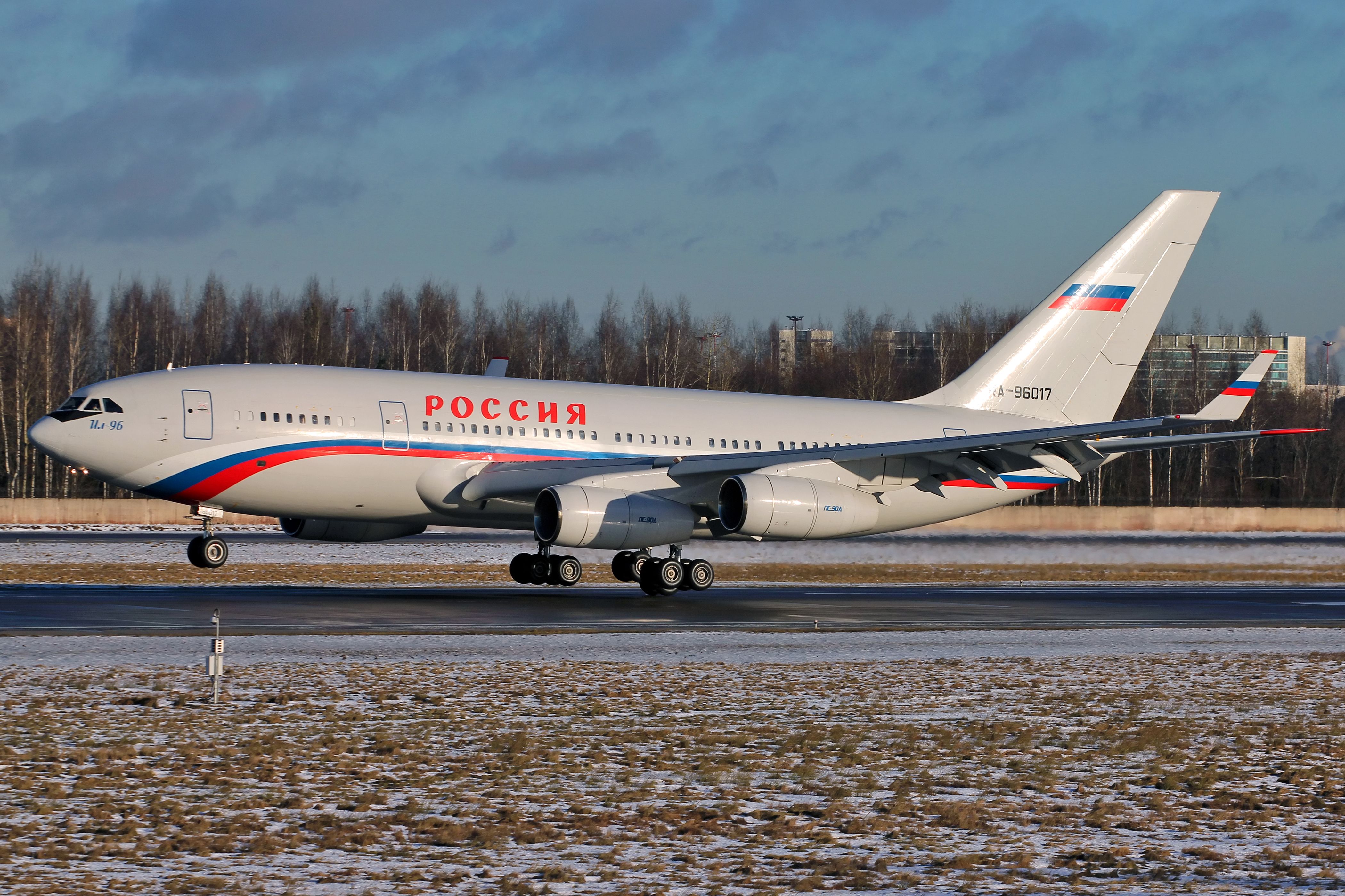 Rossiya's Ilyushin Il-96 aircraft