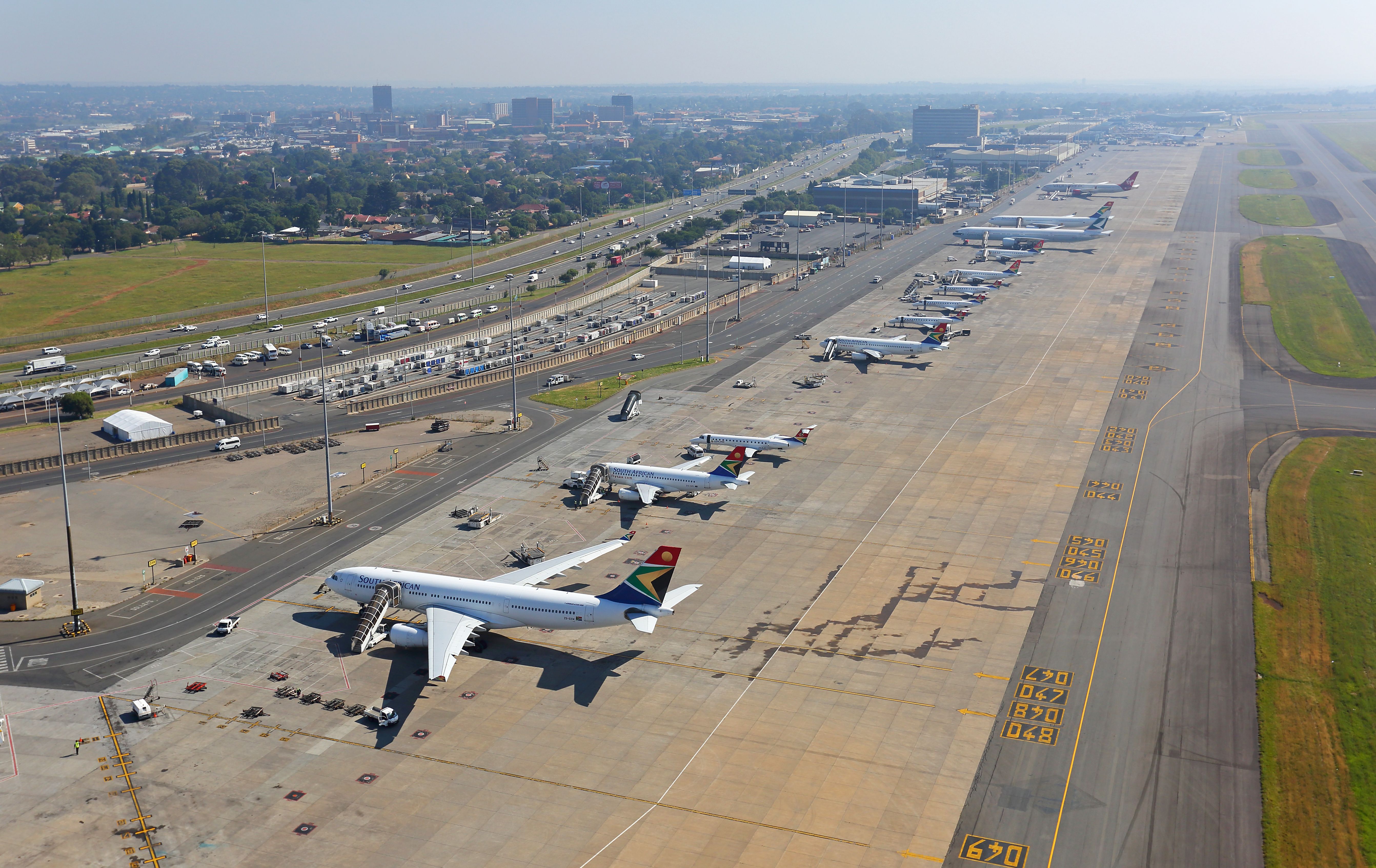 South African Airways at International Airport