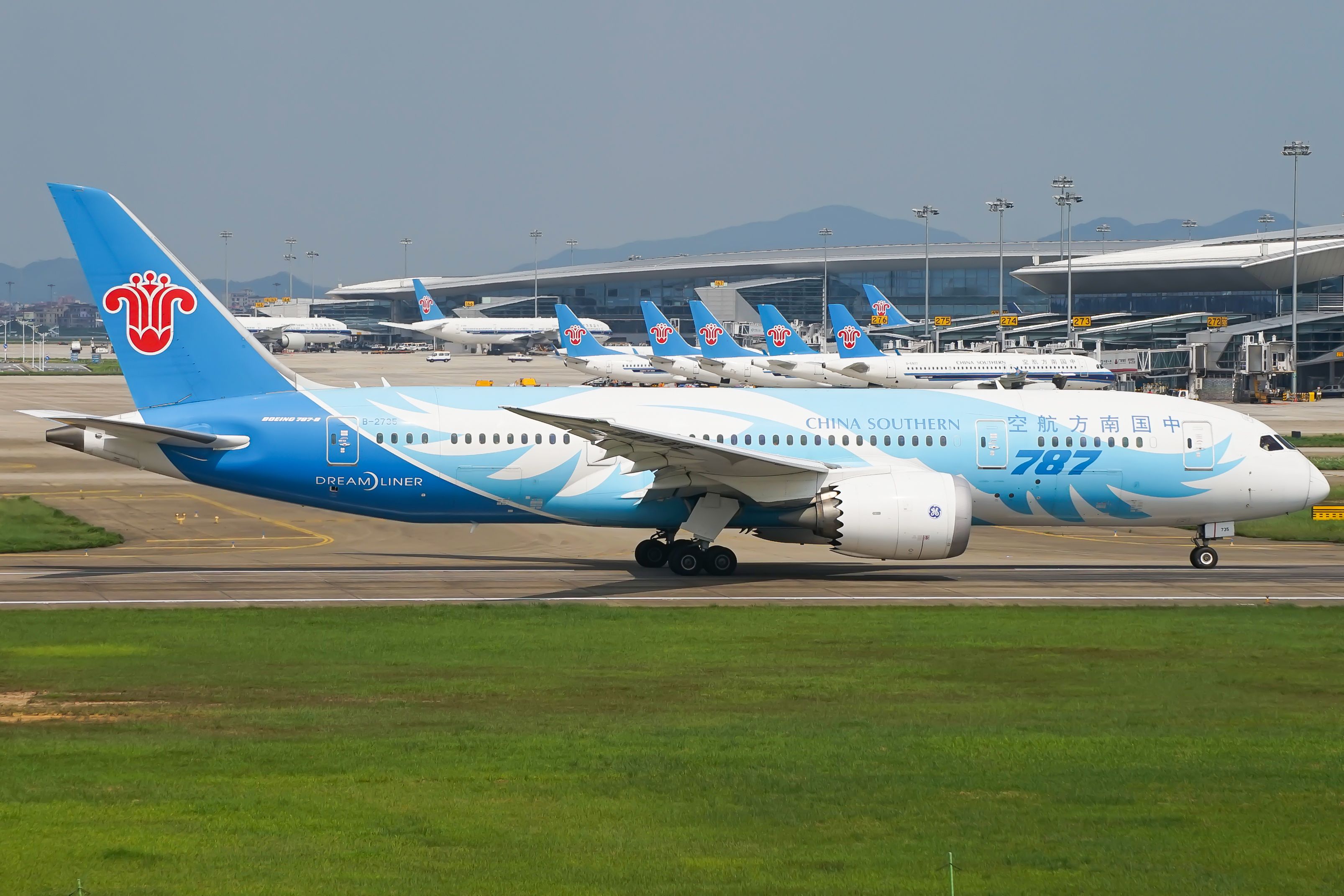 Boeing 787 Dreamliners flying for China Southern Airlines