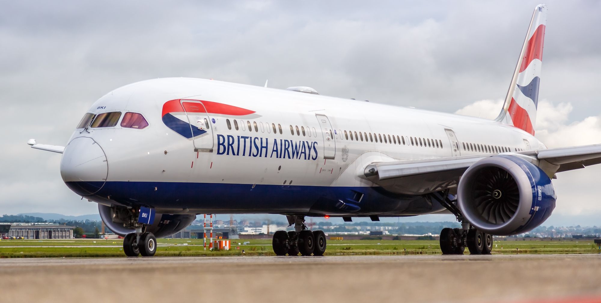 British Airways 787-9 on tarmac