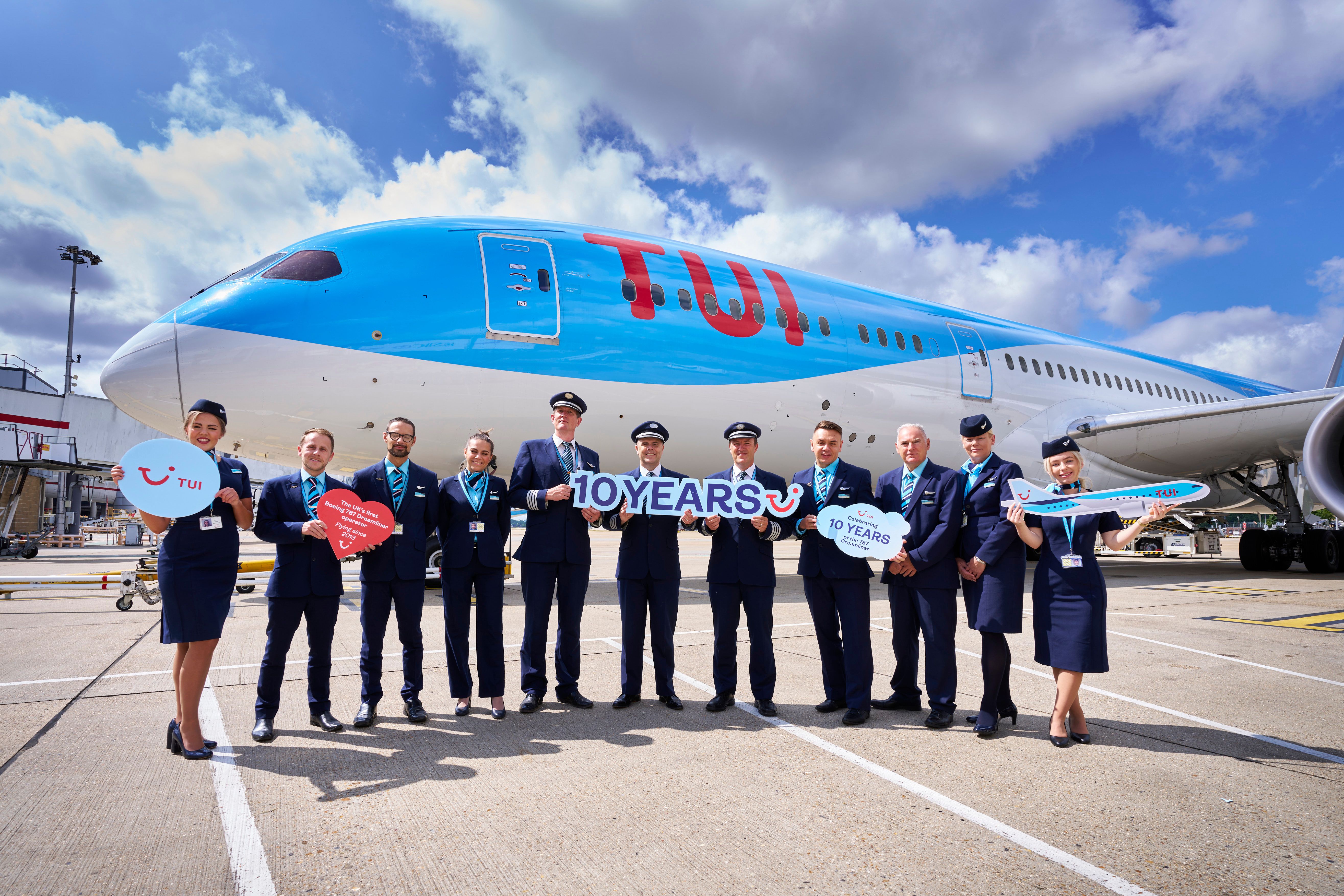 TUI celebrating 10 years of its Boeing 787 Dreamliner service
