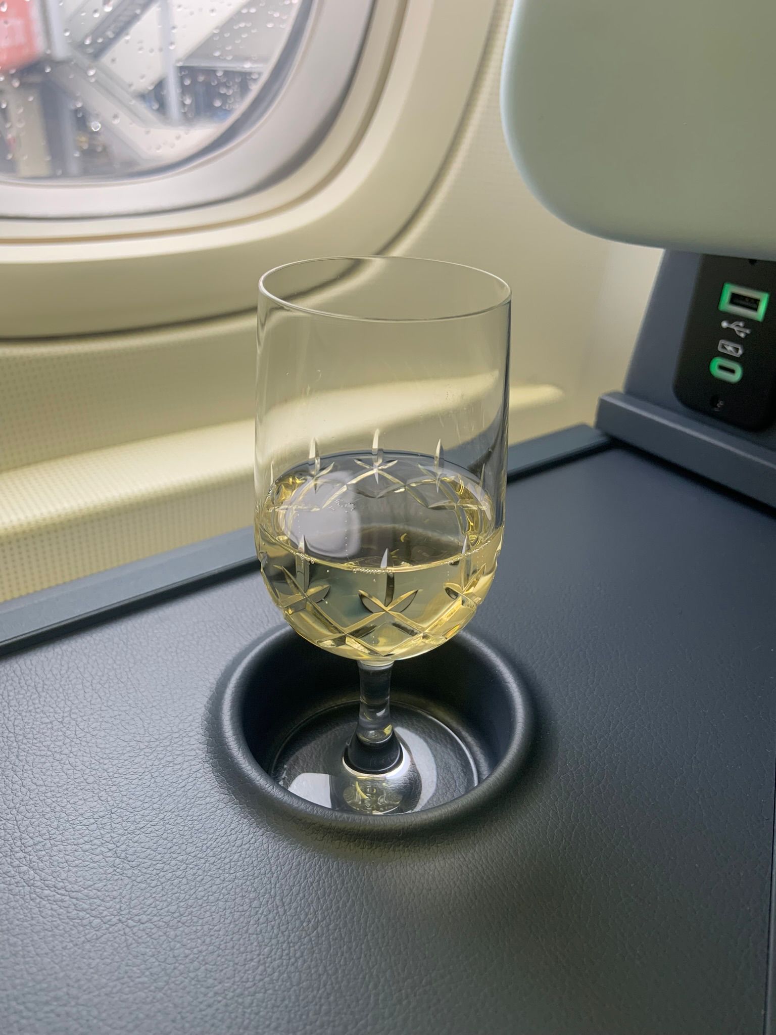 KLM 777 Business Class seat