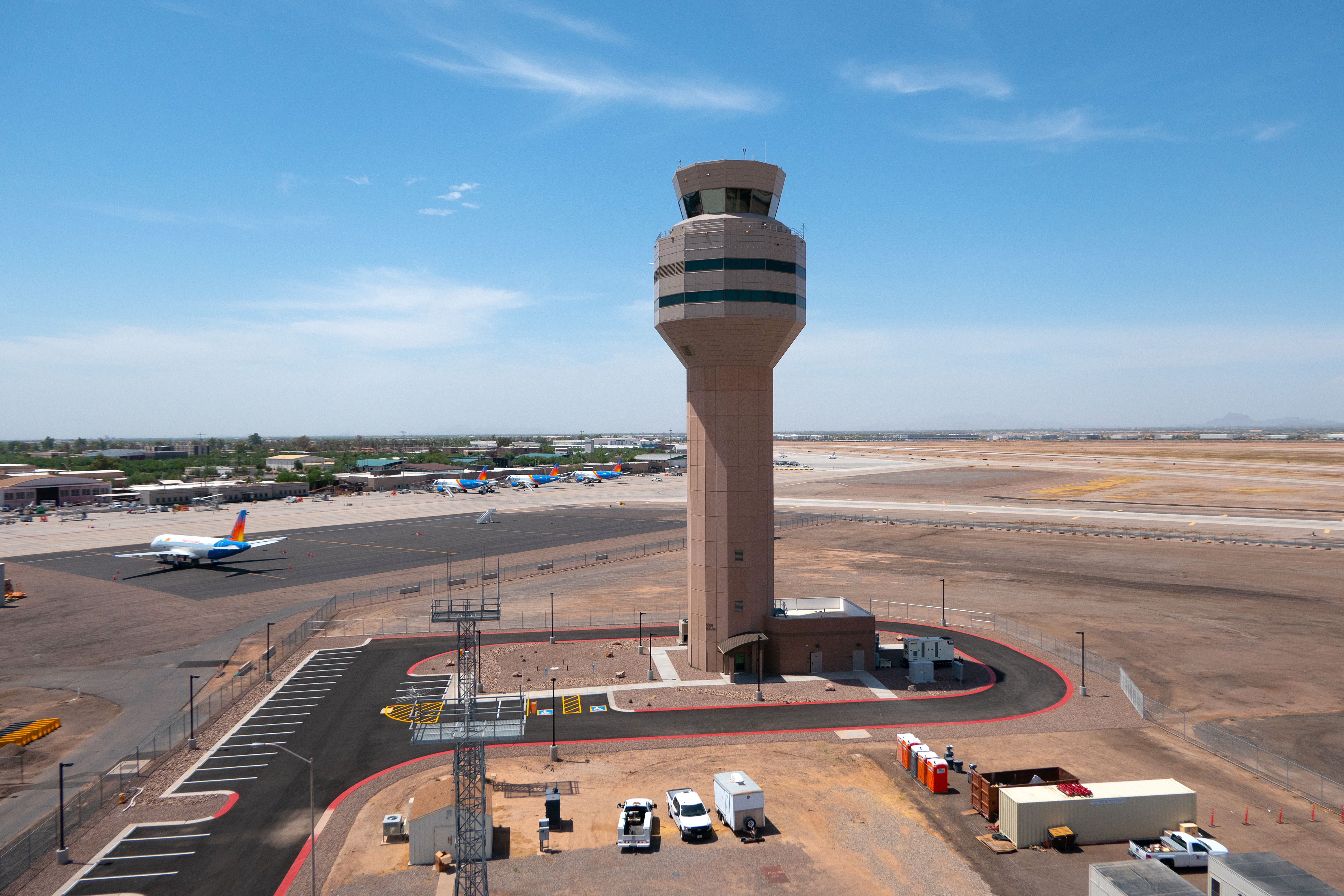 New Air Traffic Control Tower at Phoenix-Mesa Gateway Airport