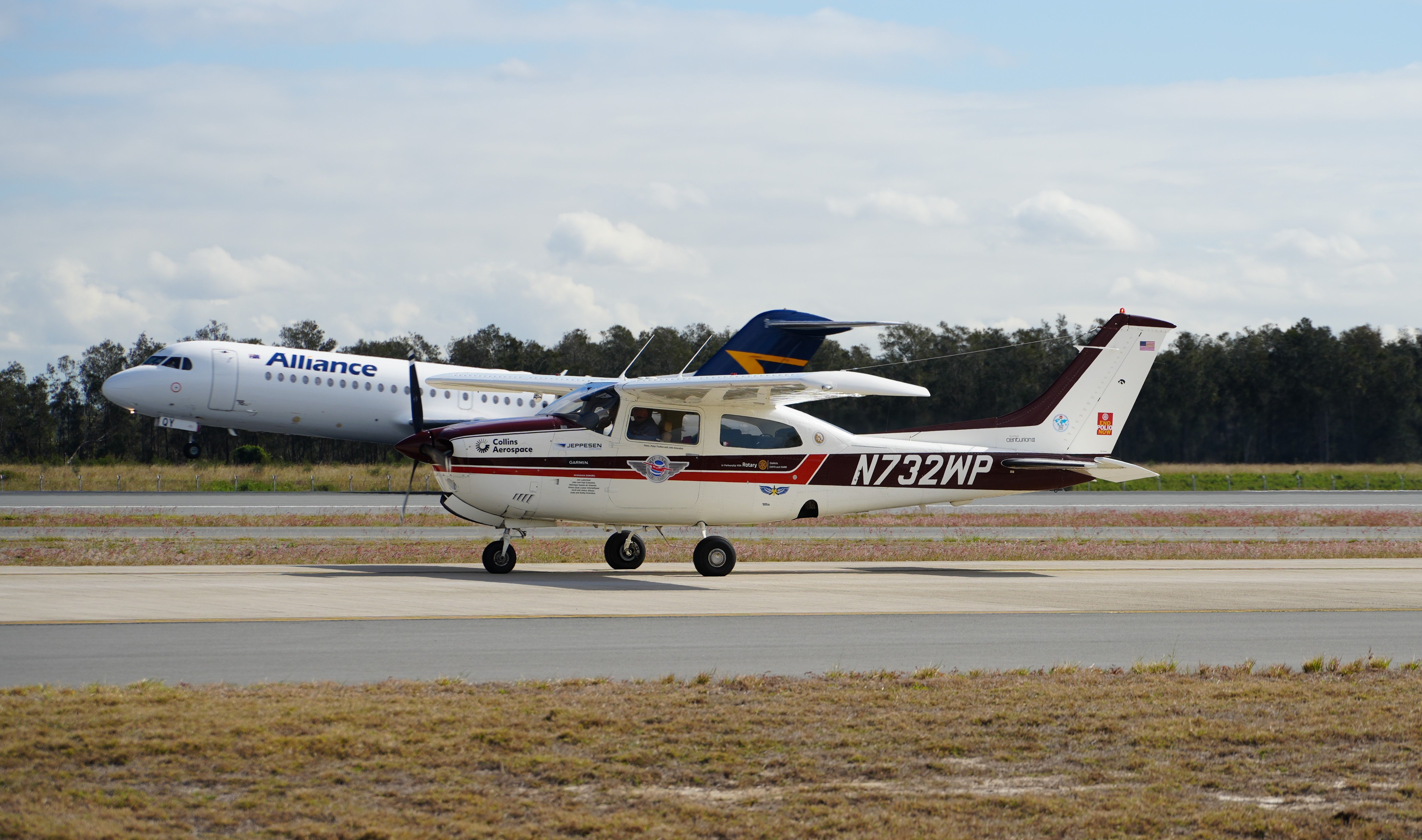 Brisbane Airport Welcomes Cessna Flying Around The World