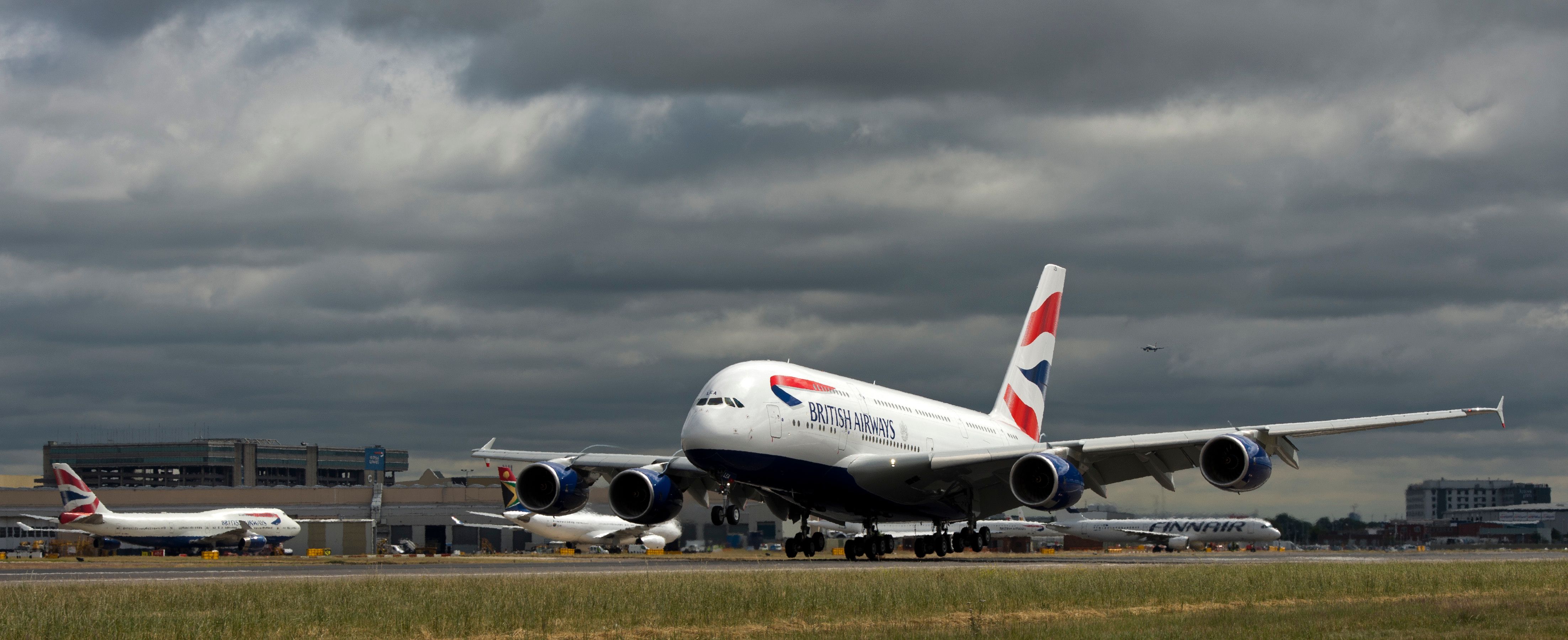 British Airways A380 Heathrow