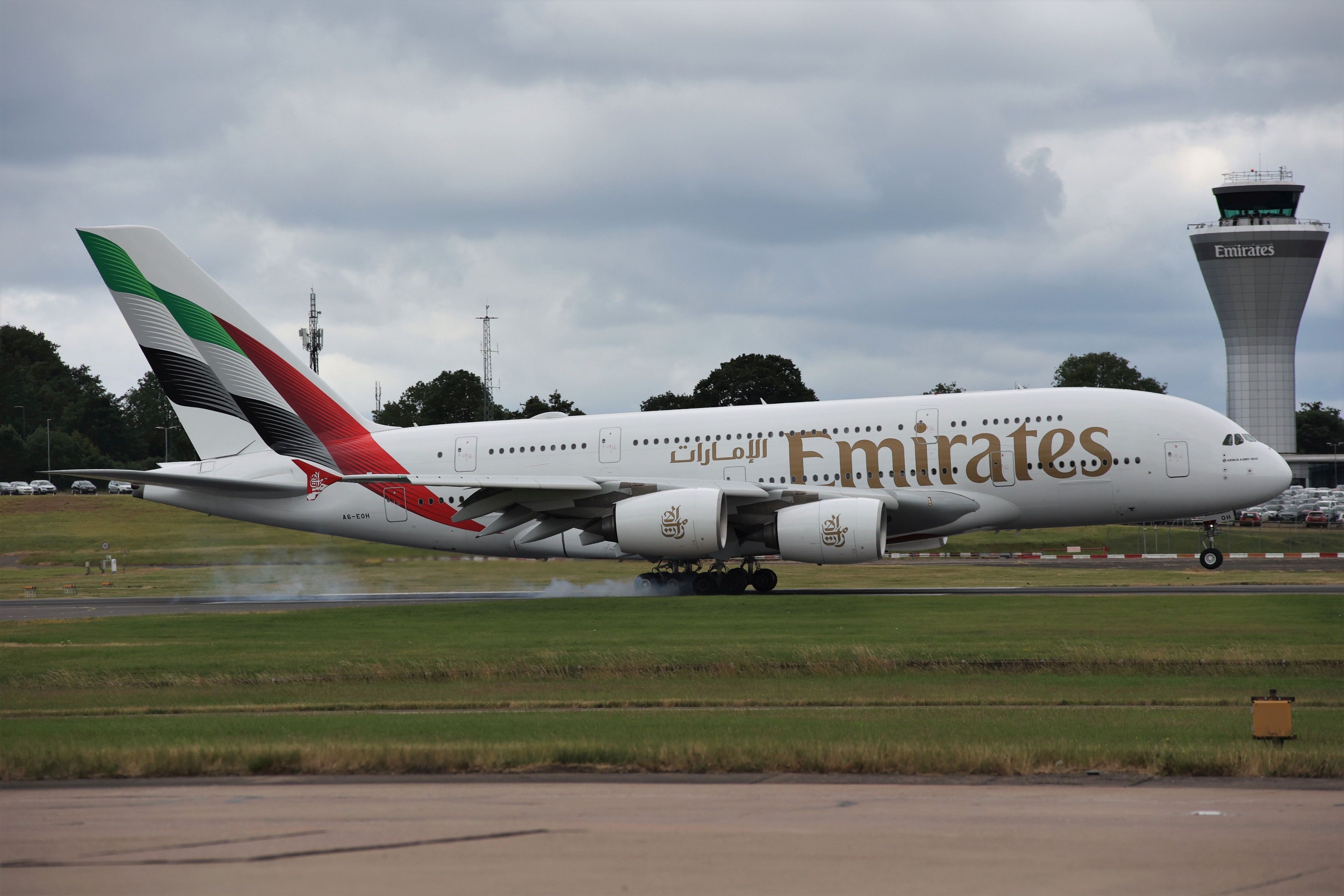 Emirates A380 Birmingham