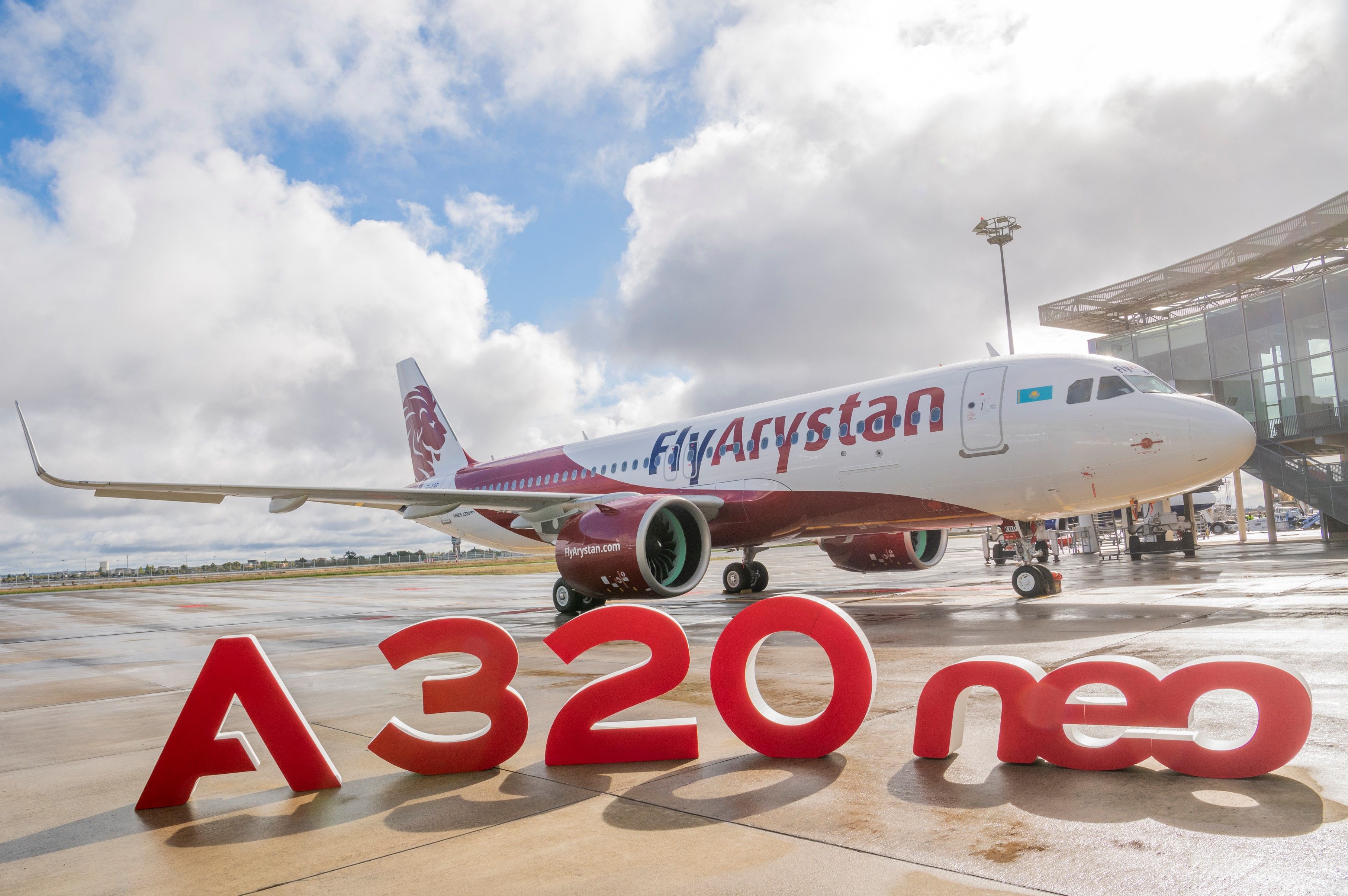 FlyArystan First Airbus A320neo Delivery