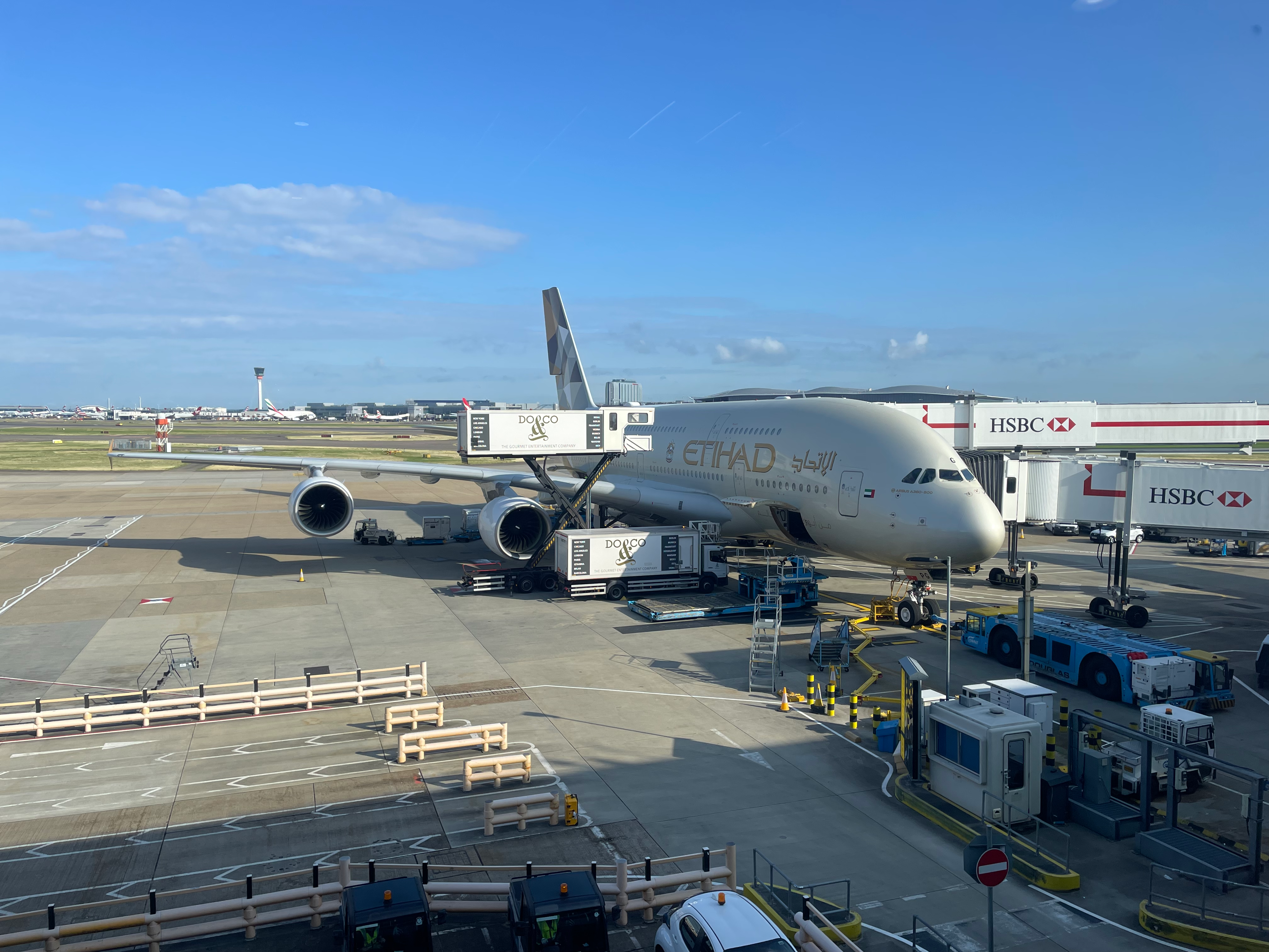 Etihad Airbus A380-800 London Heathrow