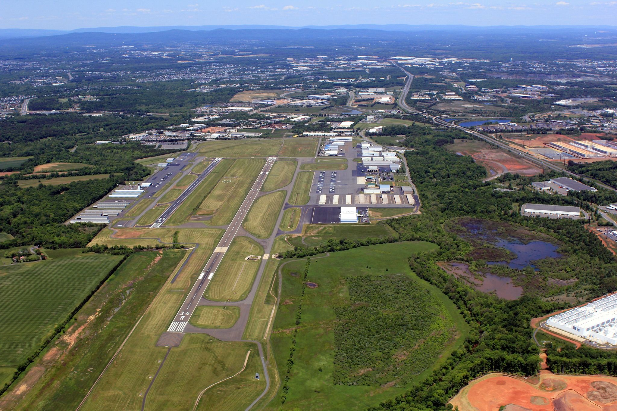 Manassas Regional Airport Aerial