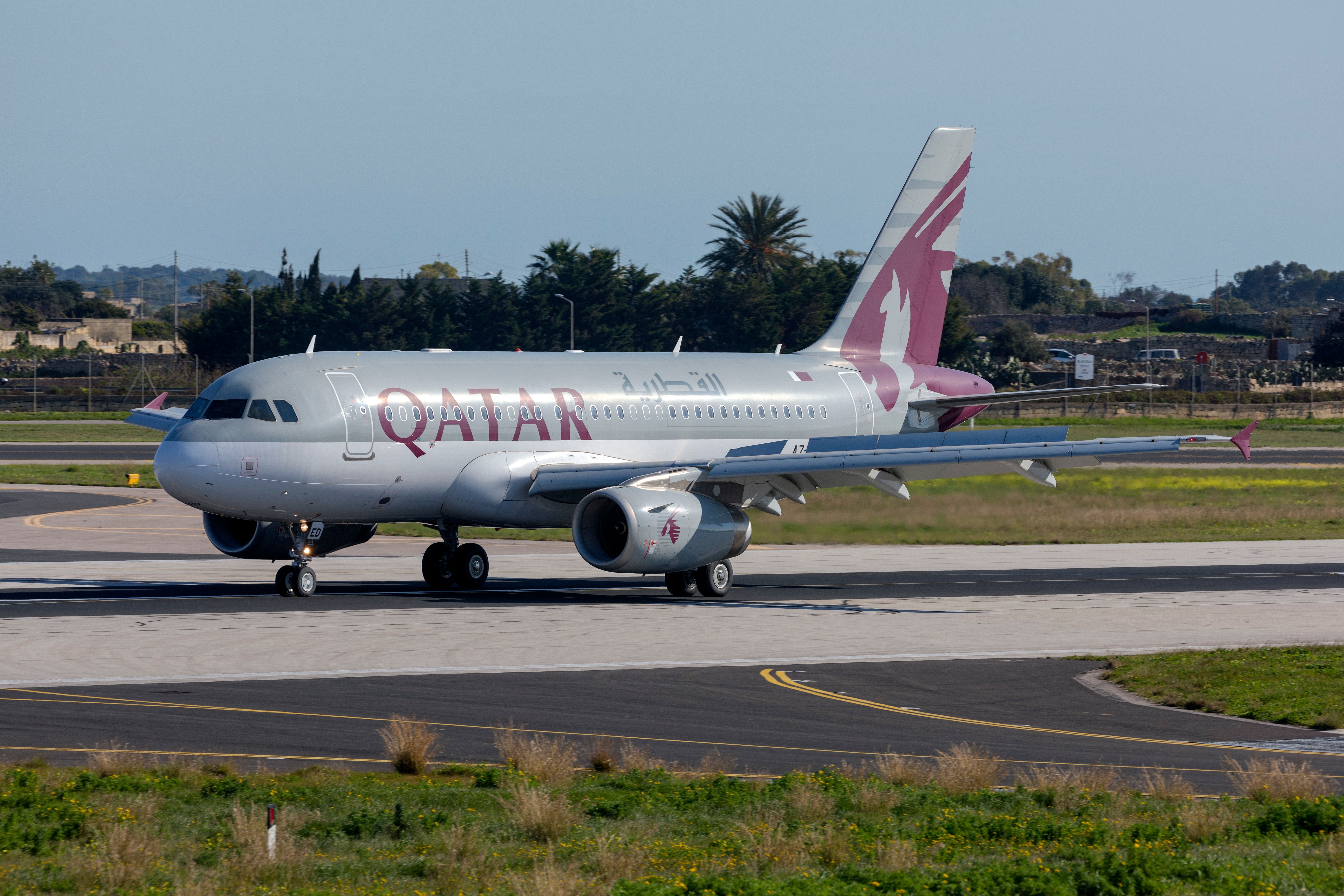 A Qatar Airways Executive Airbus ACJ319