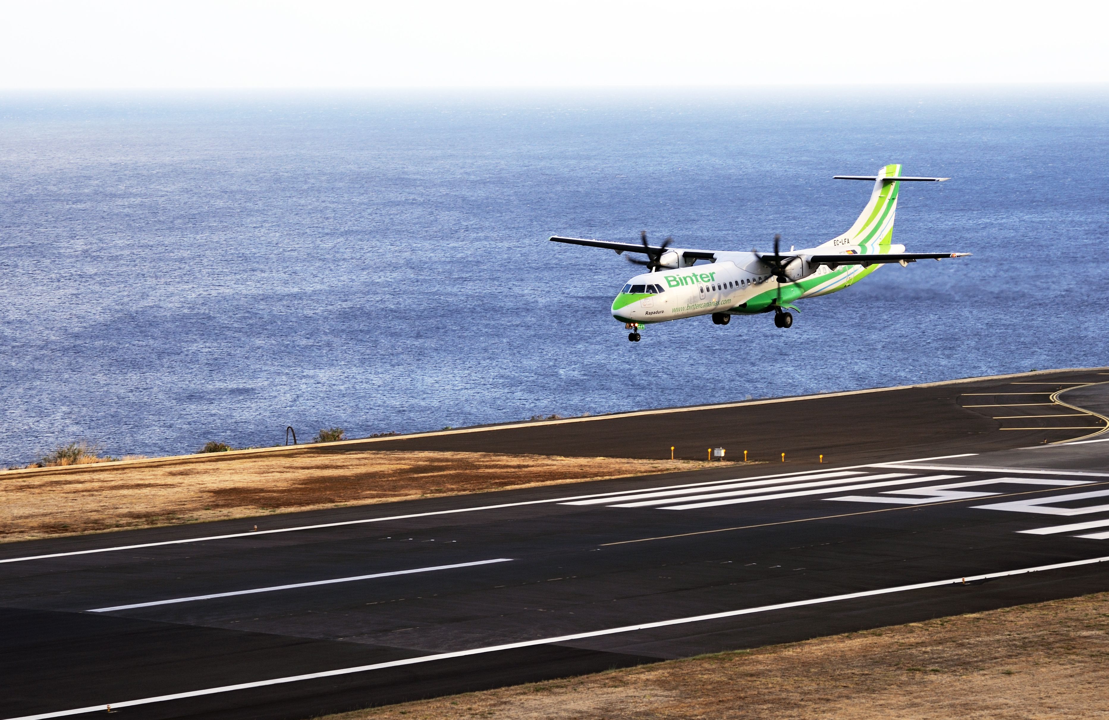 Binter Canarias (Naysa) ATR 72 (EC-KRY) at Funchal Madeira Airport - FNC.