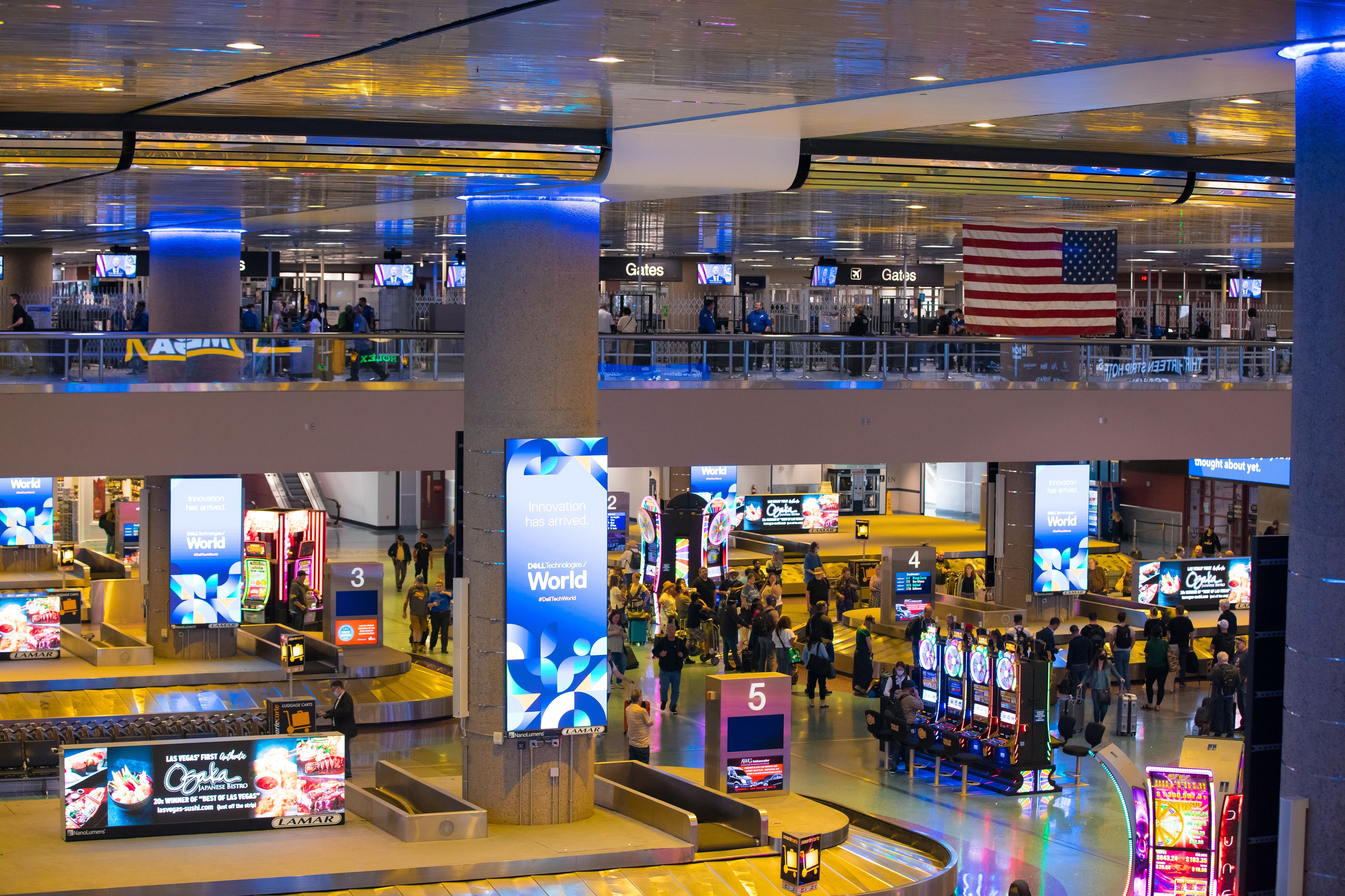 Las Vegas Harry Reid International Airport Slot Machines