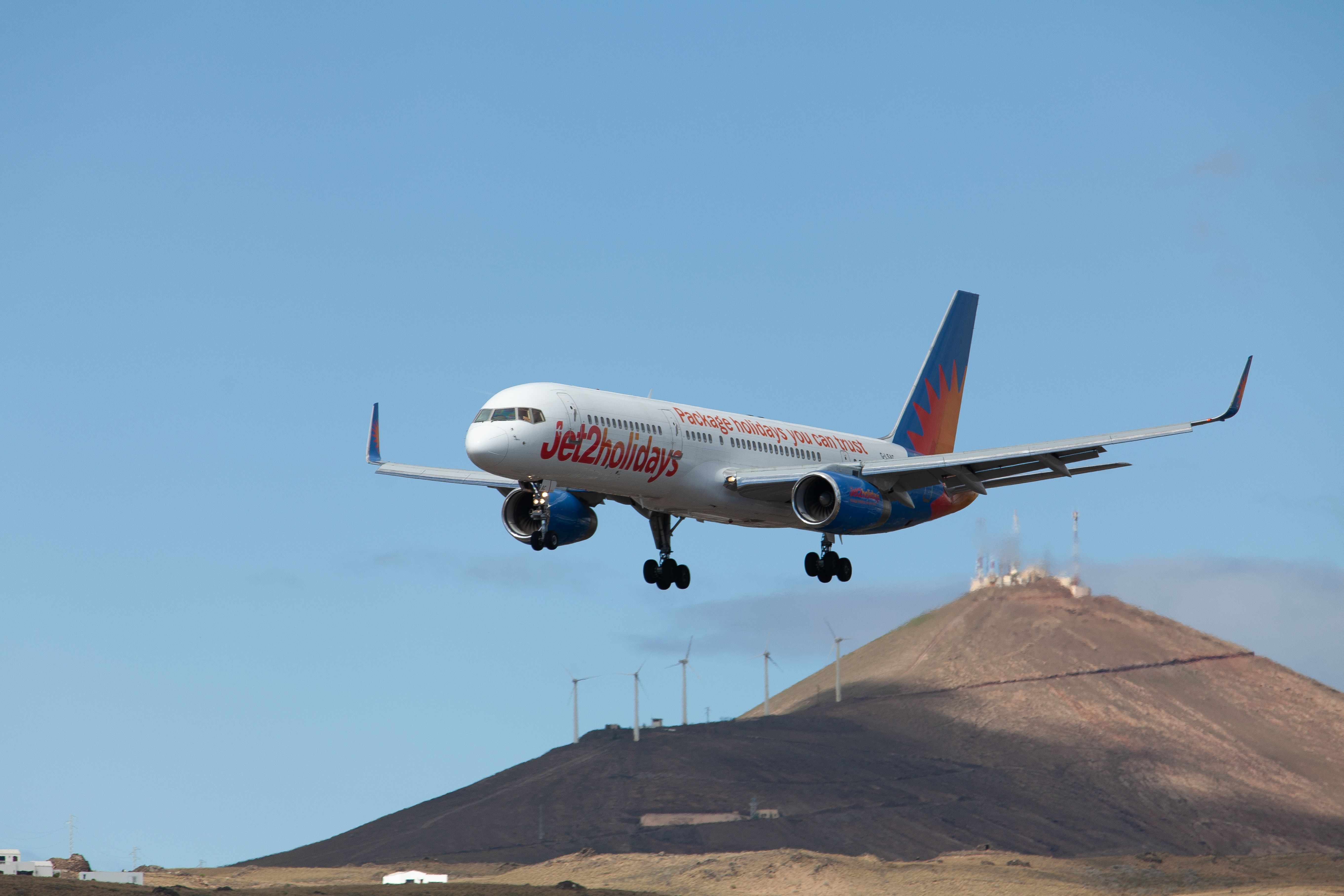 Jet2 Boeing 757 Landing In Lanzarote