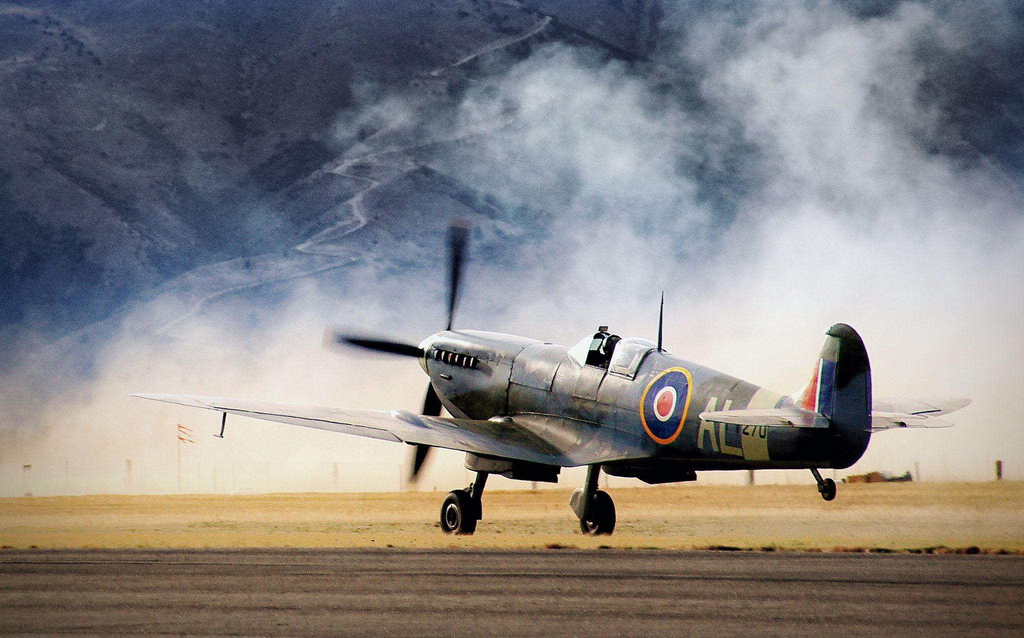 Supermarine Spitfire on ground