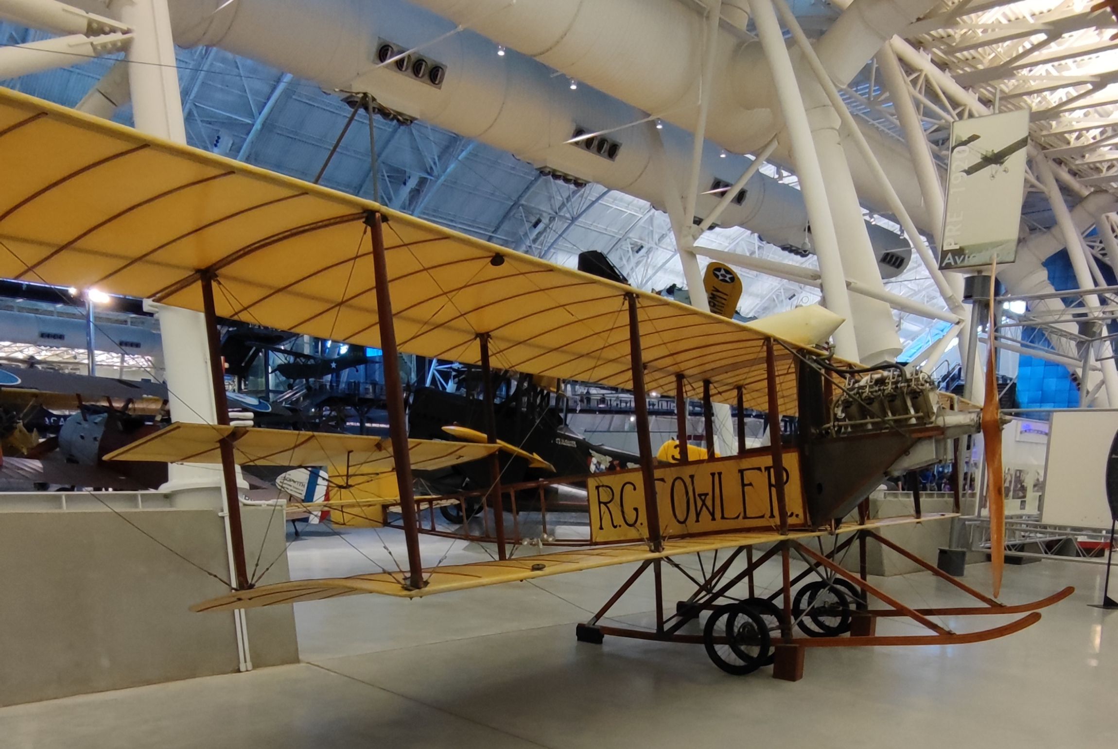 The 1912 Fowler-Gage biplane