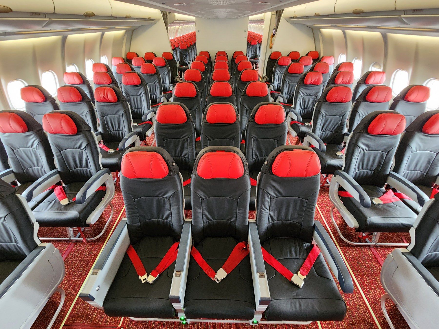 Vietjet 5th A330 aircraft economy cabin