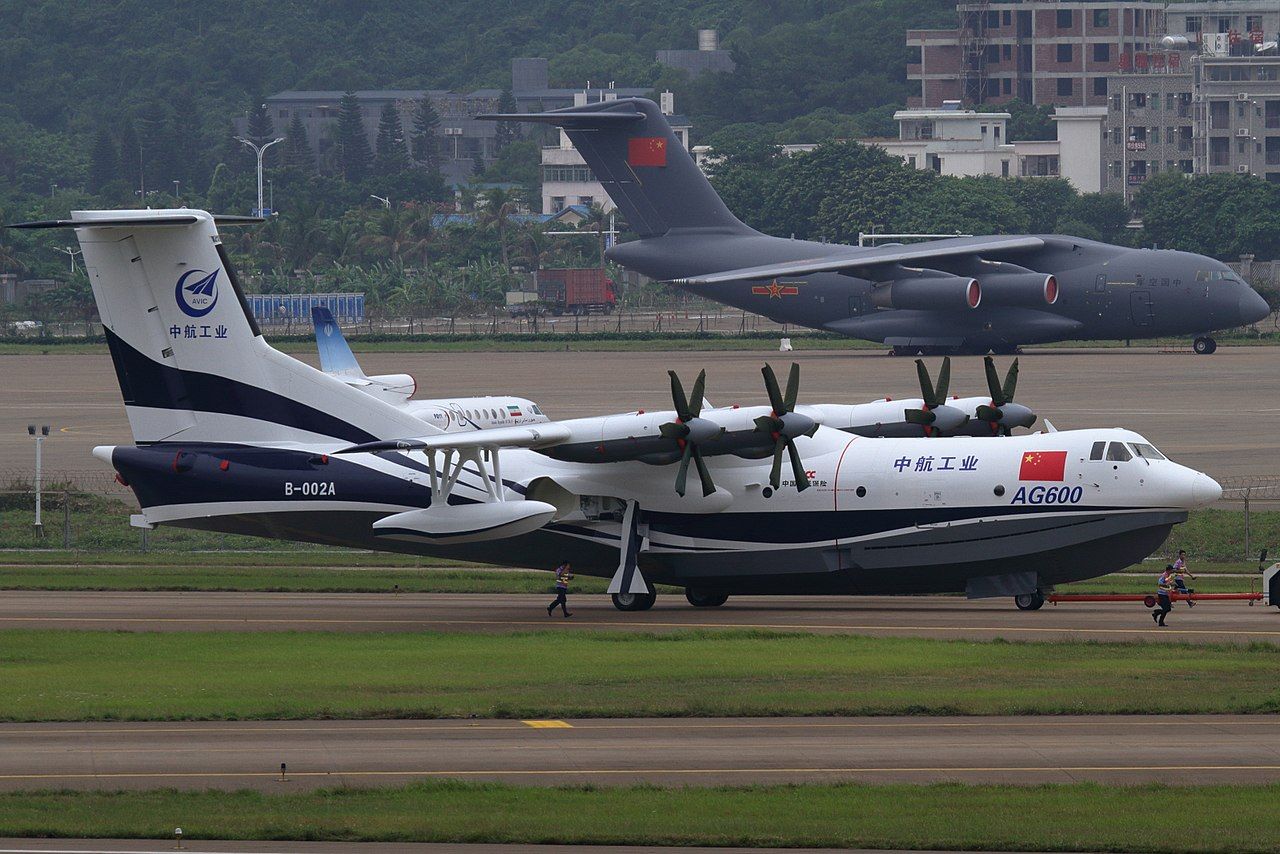 AVIC AG600 Taxiing Zoomed View