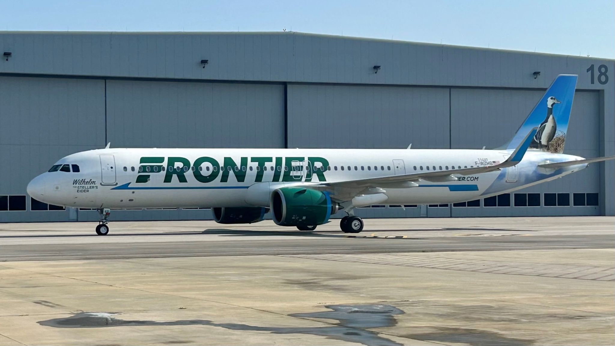 Frontier Airlines newest Airbus A321neo.