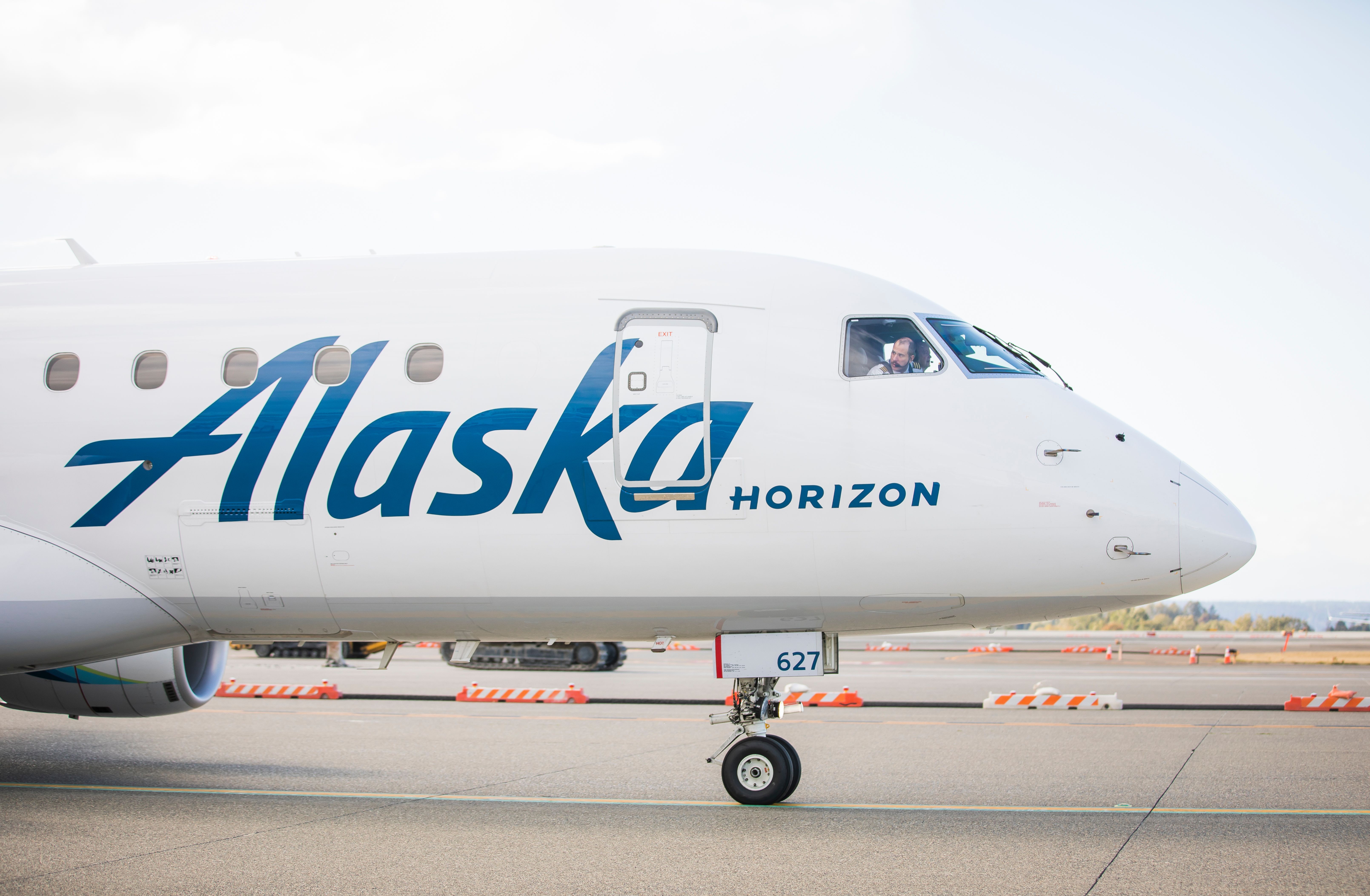An Horizon Air (Alaska Airlines subsidiary) aircraft. 