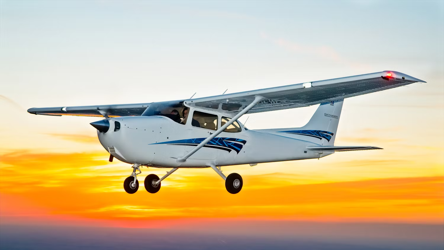 Cessna Skyhawk Inflight
