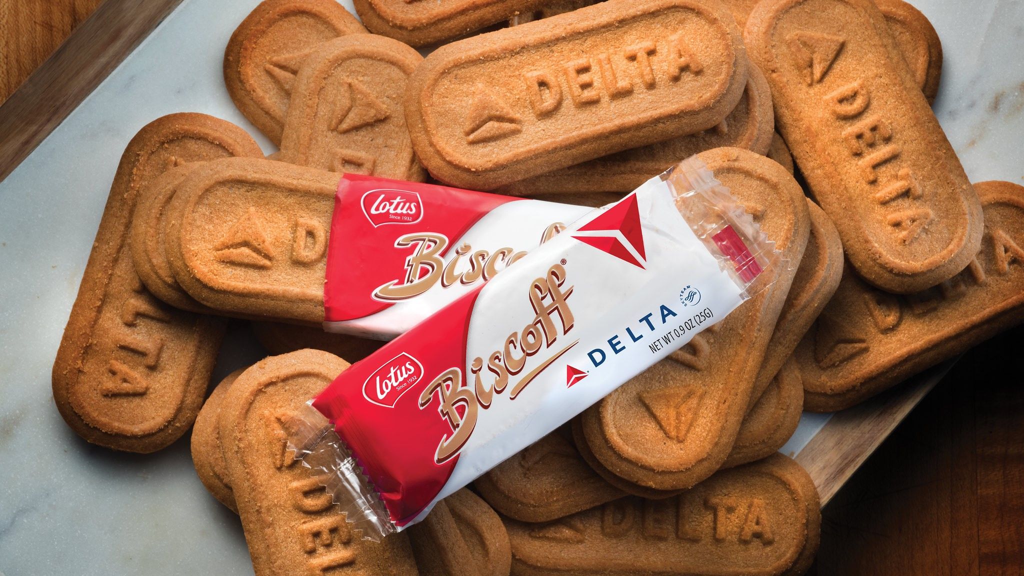Delta Air Lines Biscoff Cookies