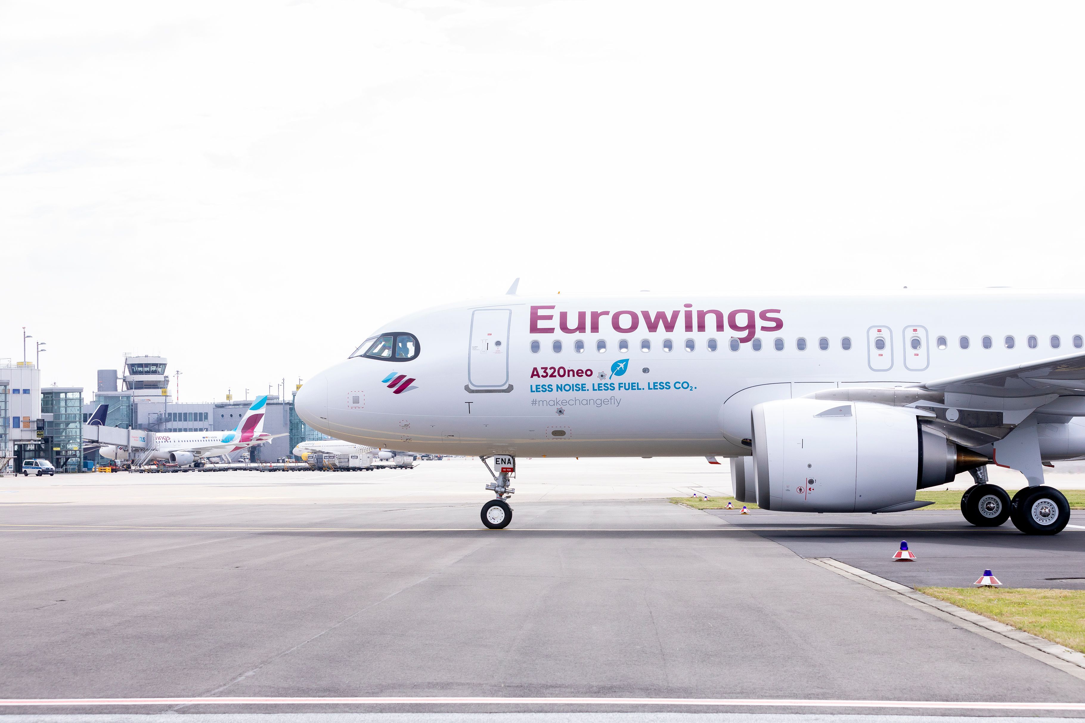 An Eurowings aircraft