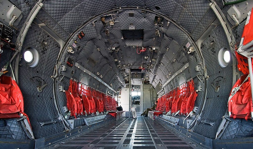 Alenia C-27J Spartan interior