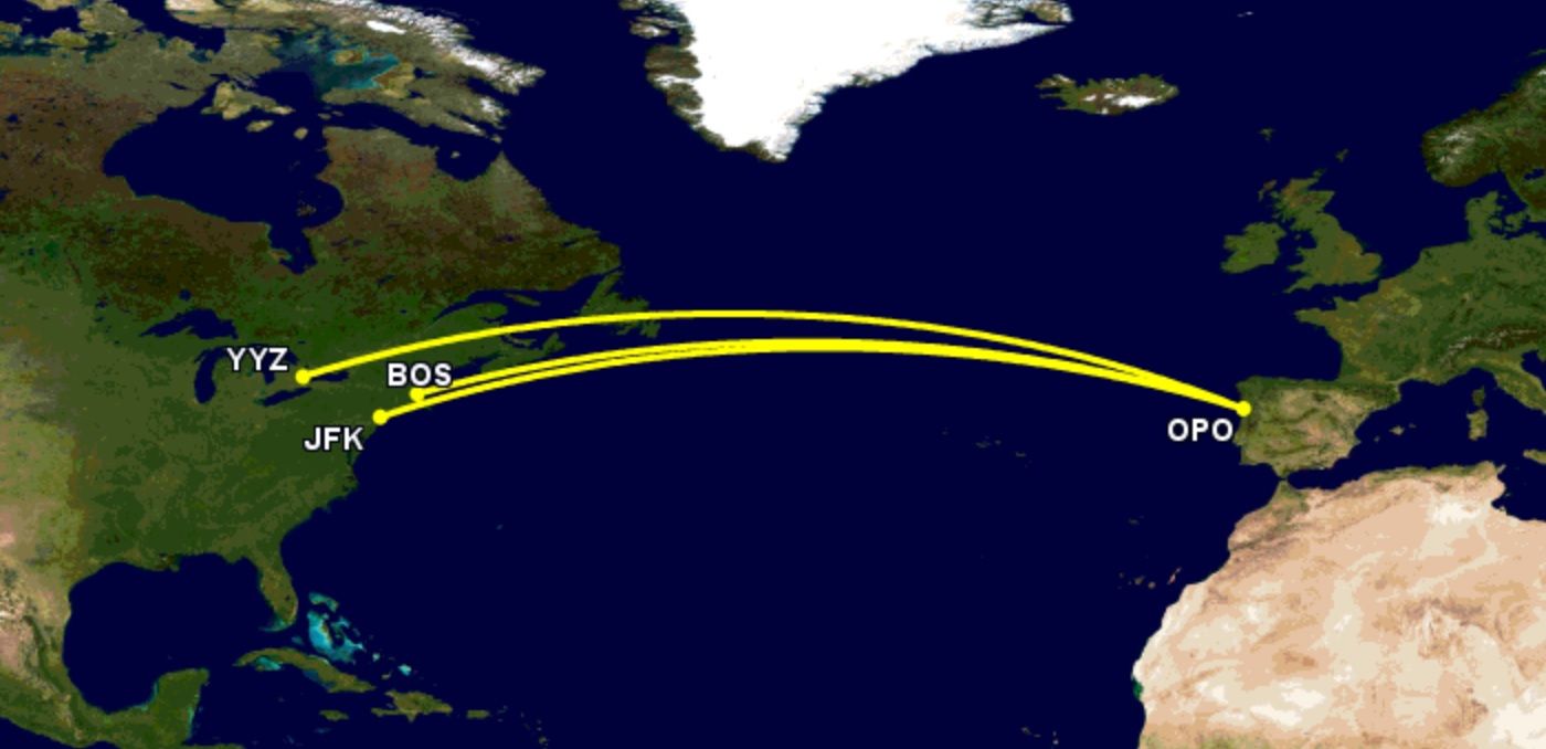 Azores Airlines new Porto-US and Canada routes