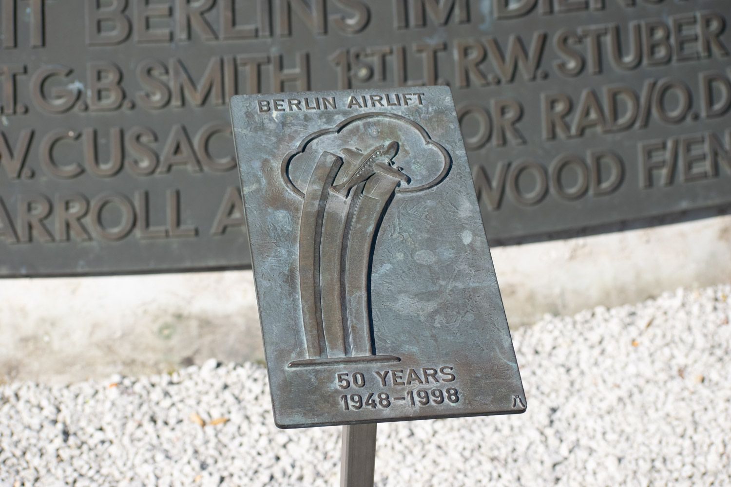 A memorial for the Berlin Airlift.