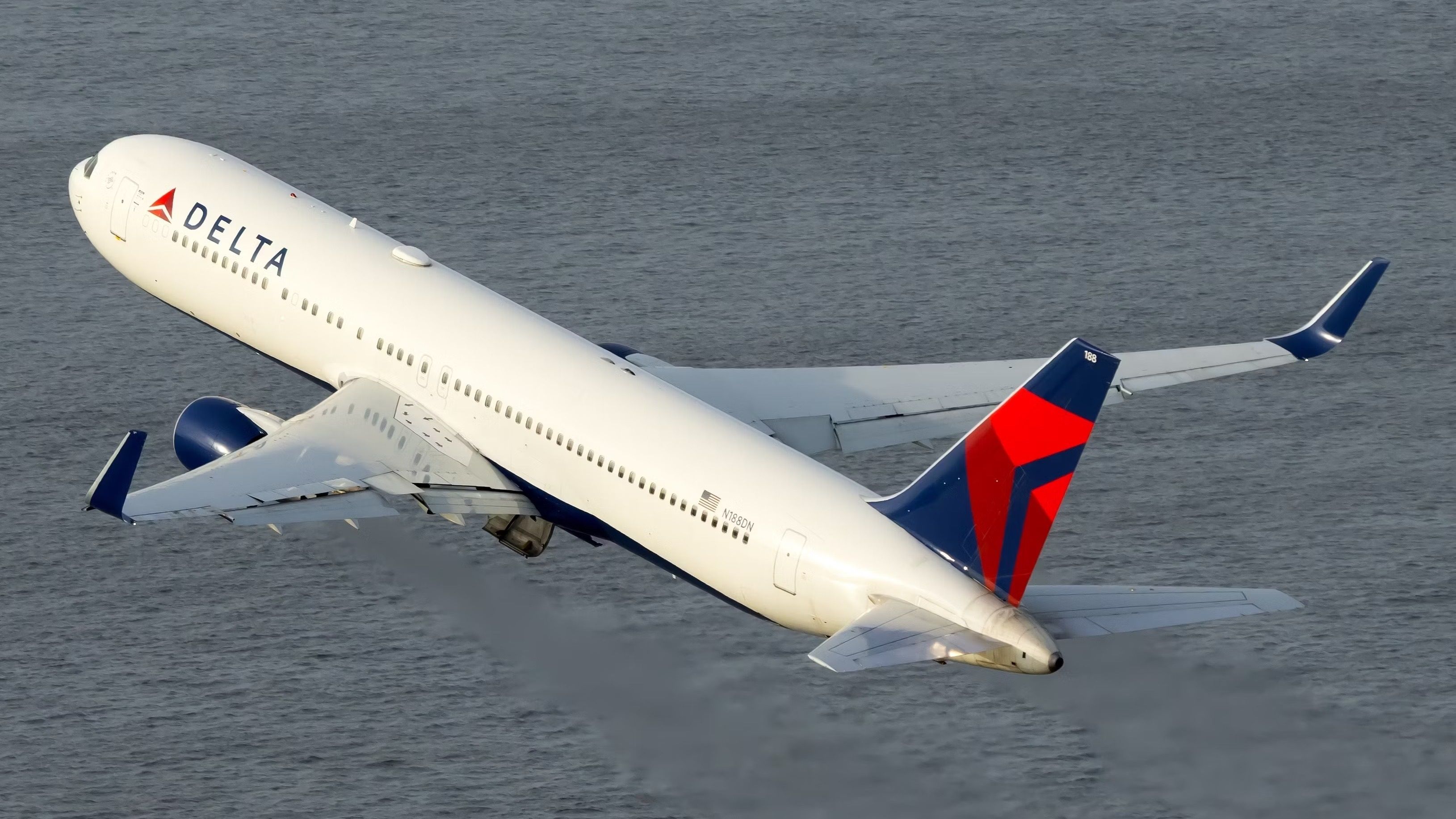 Delta Boeing 767-300ER taking off