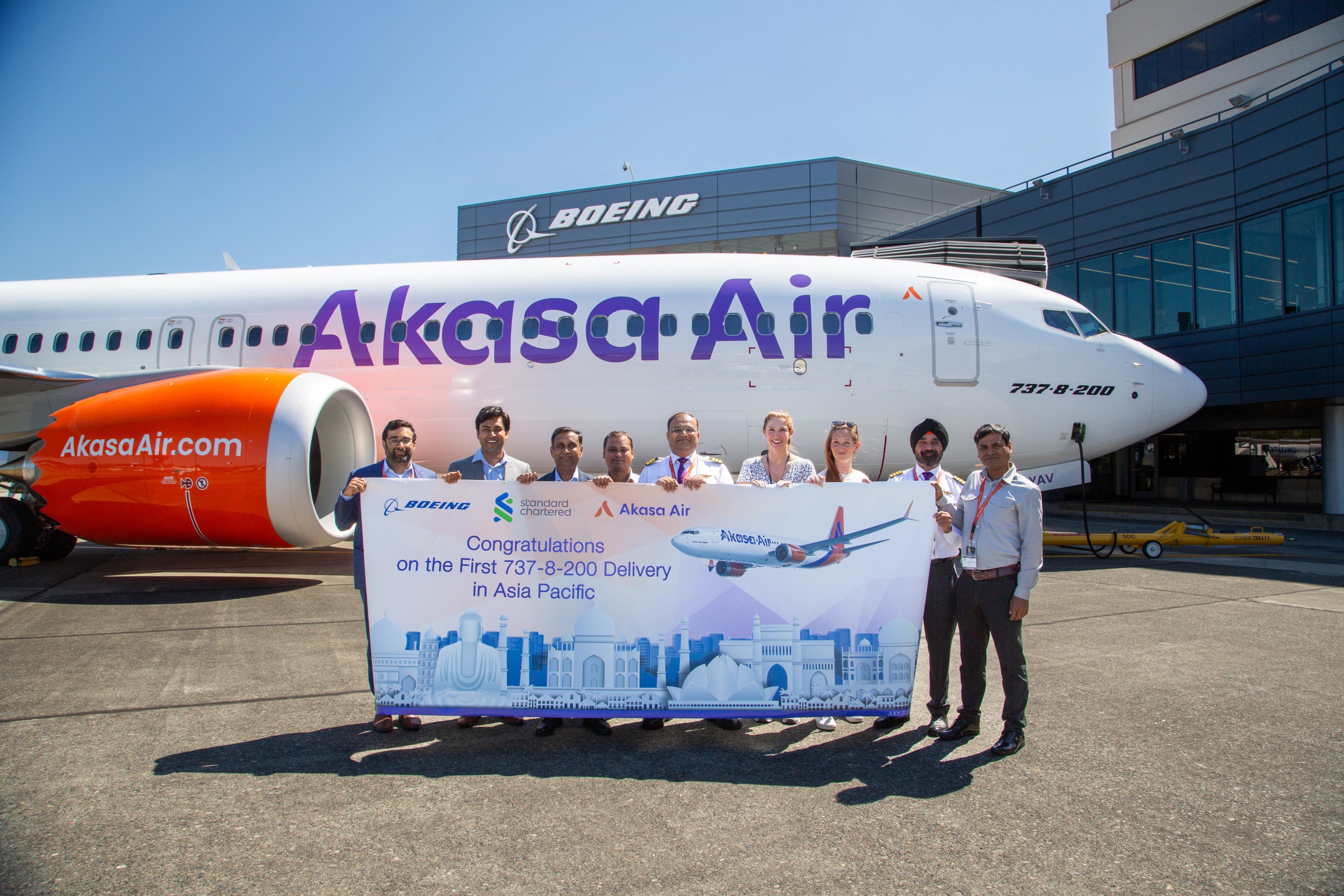 Akasa Air added its 20th aircraft on August 1st