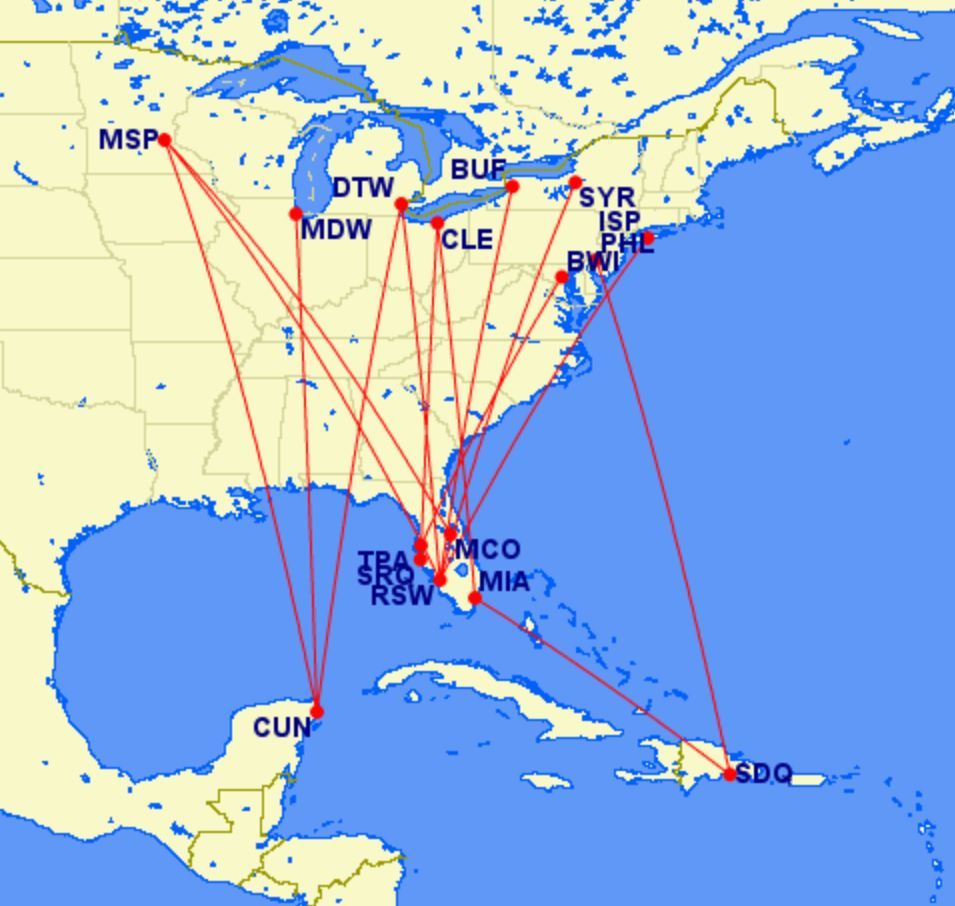 Frontier Airlines To Launch New Routes To Mexico And The Dominican Republic