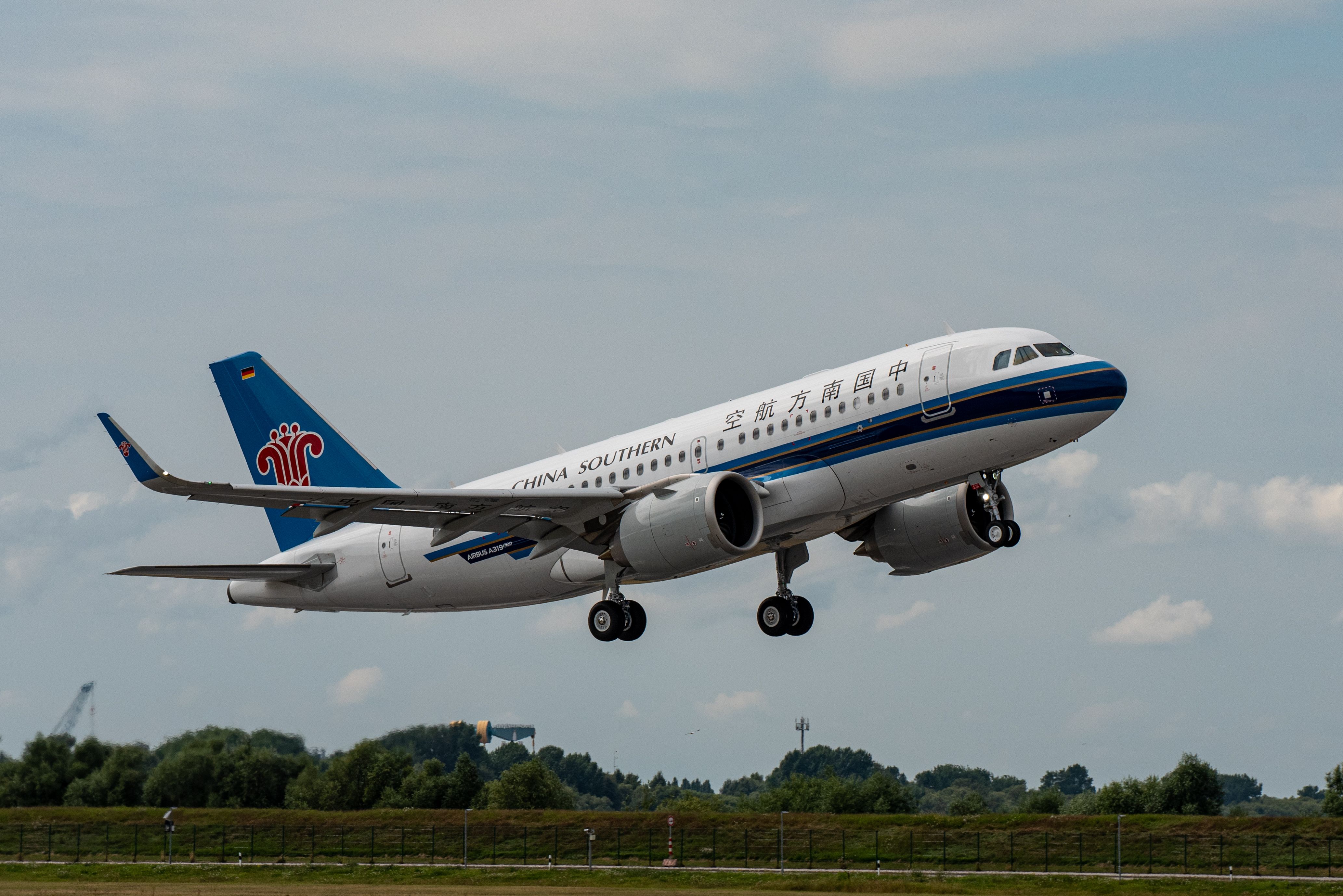 China Southern Airbus A319neo Inflight
