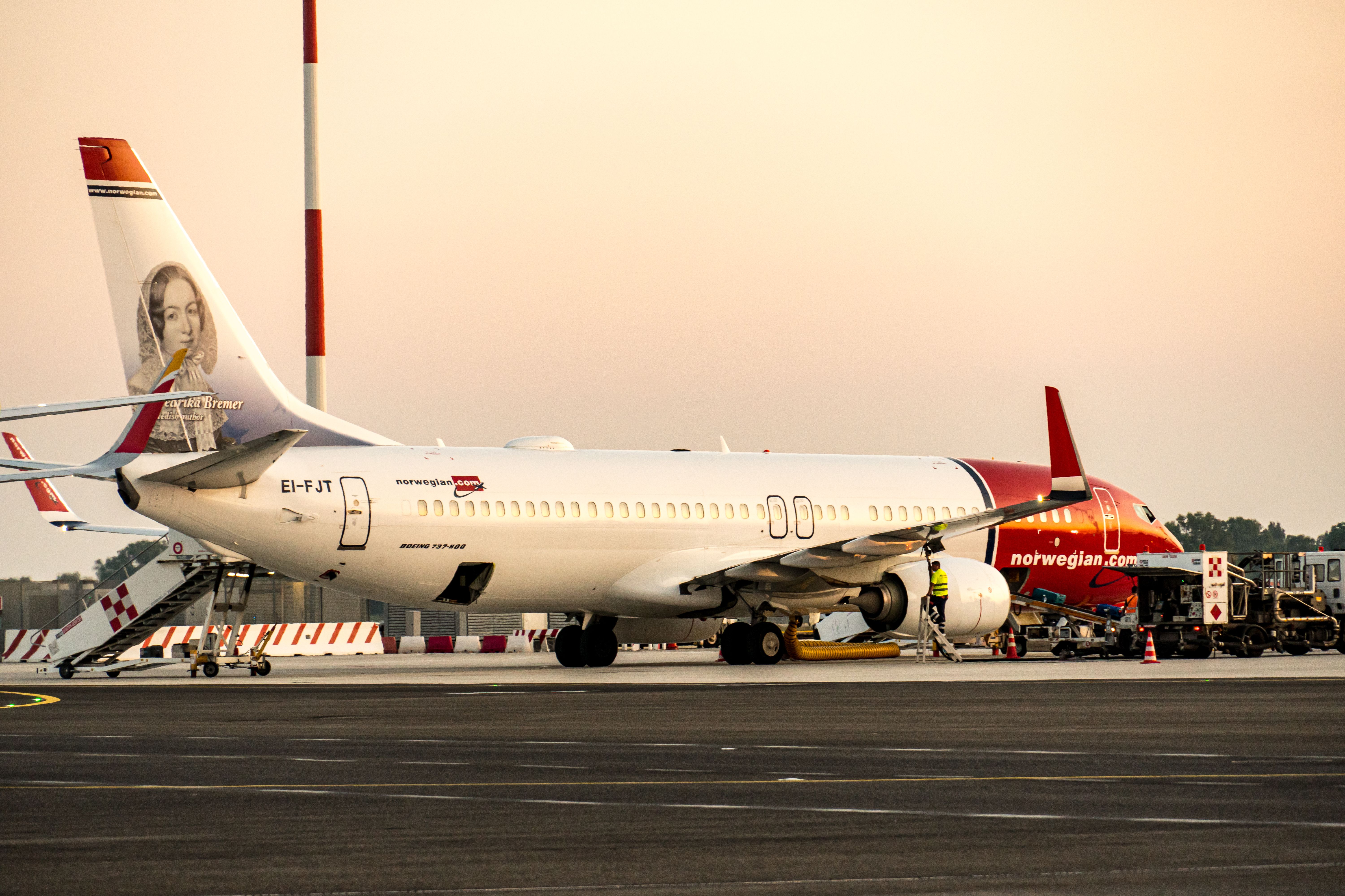 Norwegian Air Shuttle at Ciampino Airport (Rome)