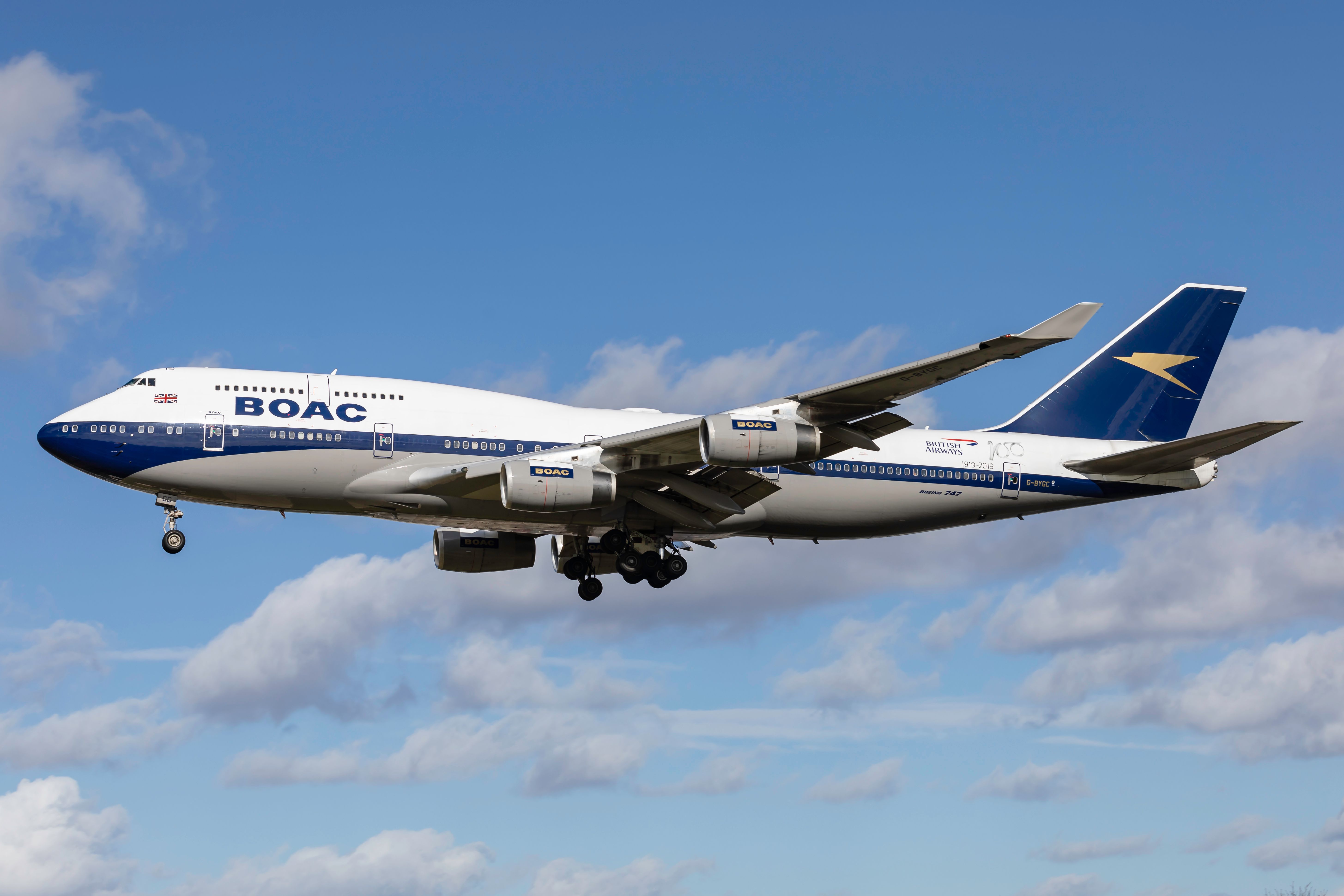 British Airways BOAC Boeing 747