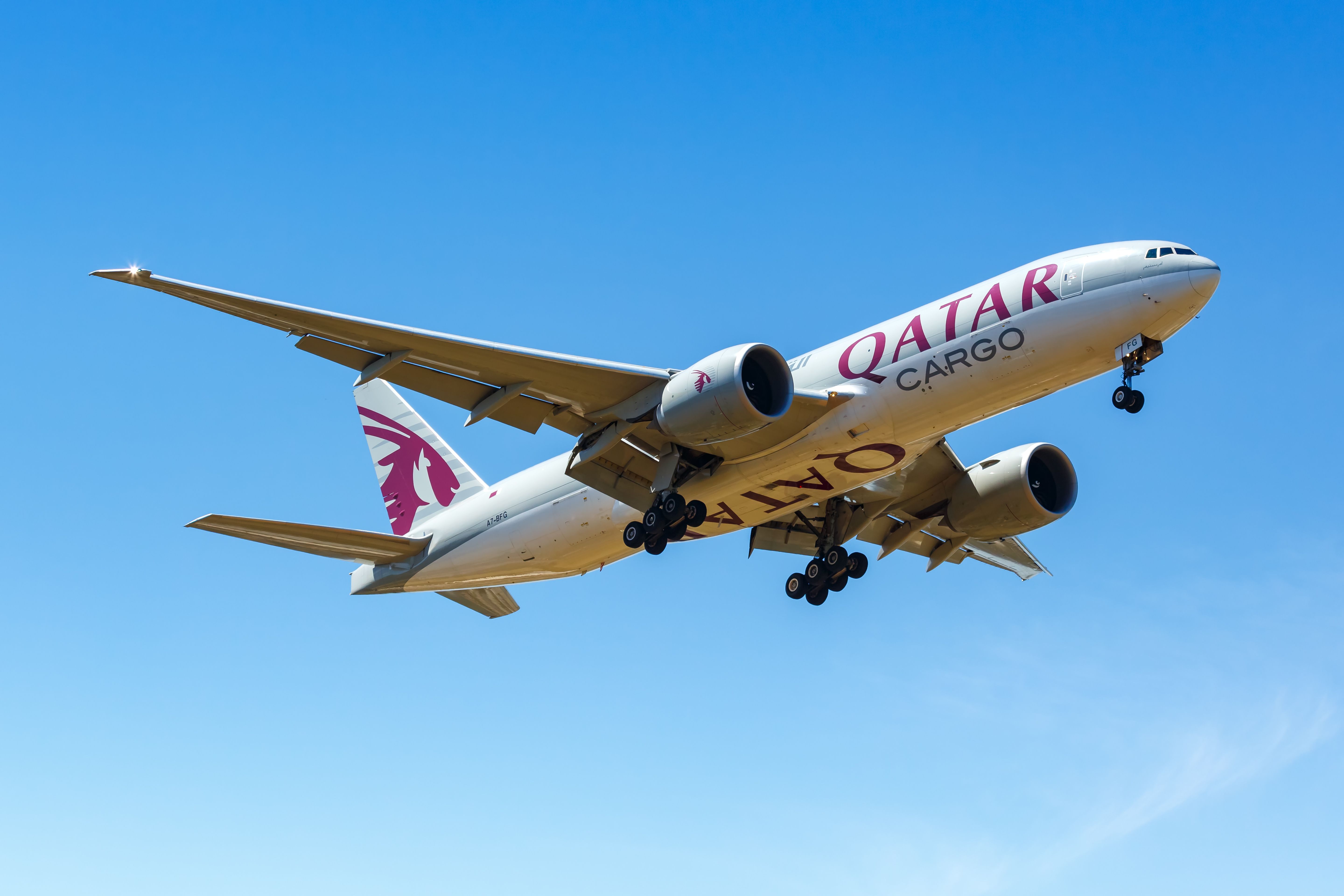 Ground Vehicle Damages Qatar Airways Boeing 777 Freighter At ...