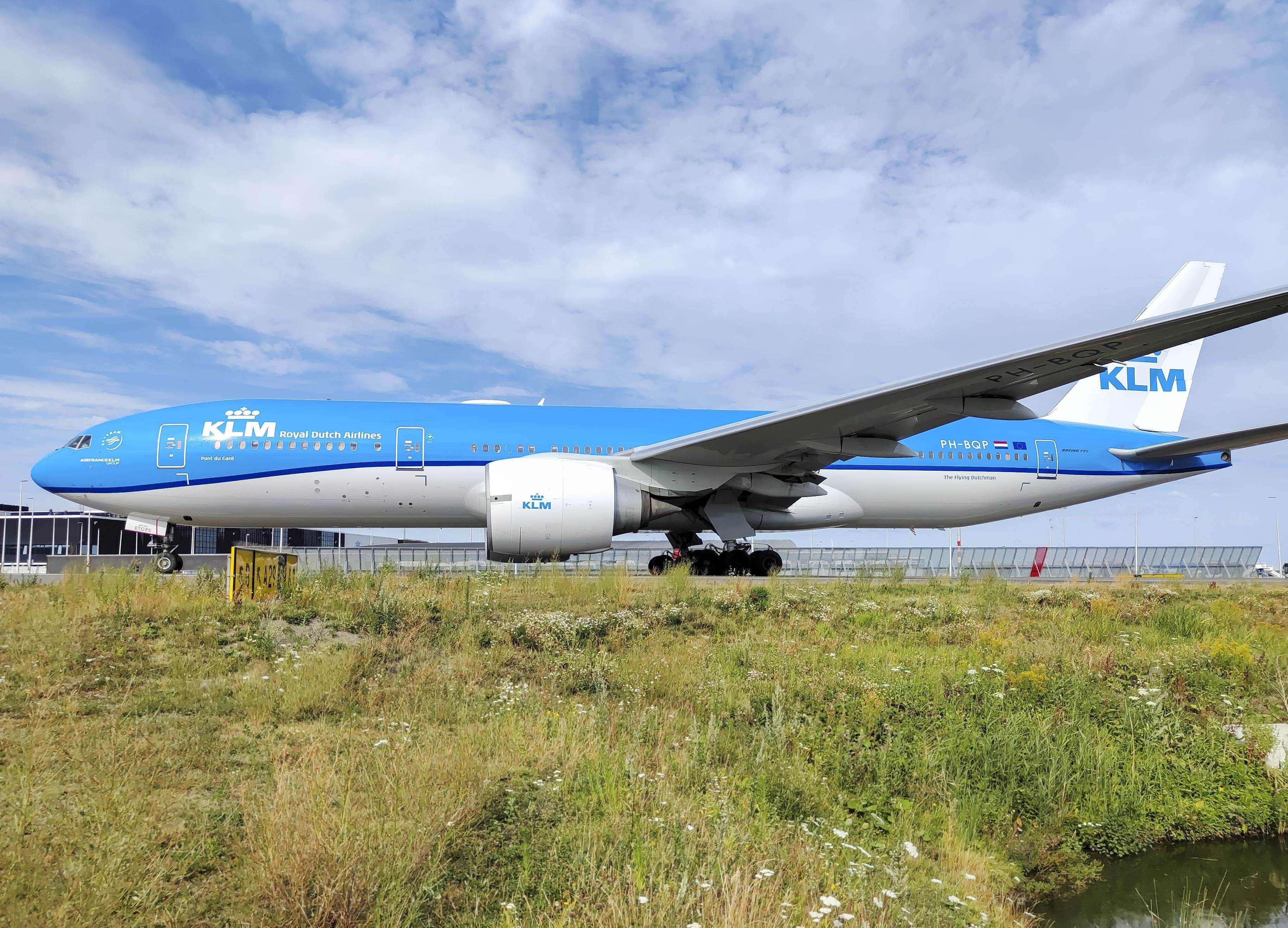 KLM Boeing 777 In Amsterdam