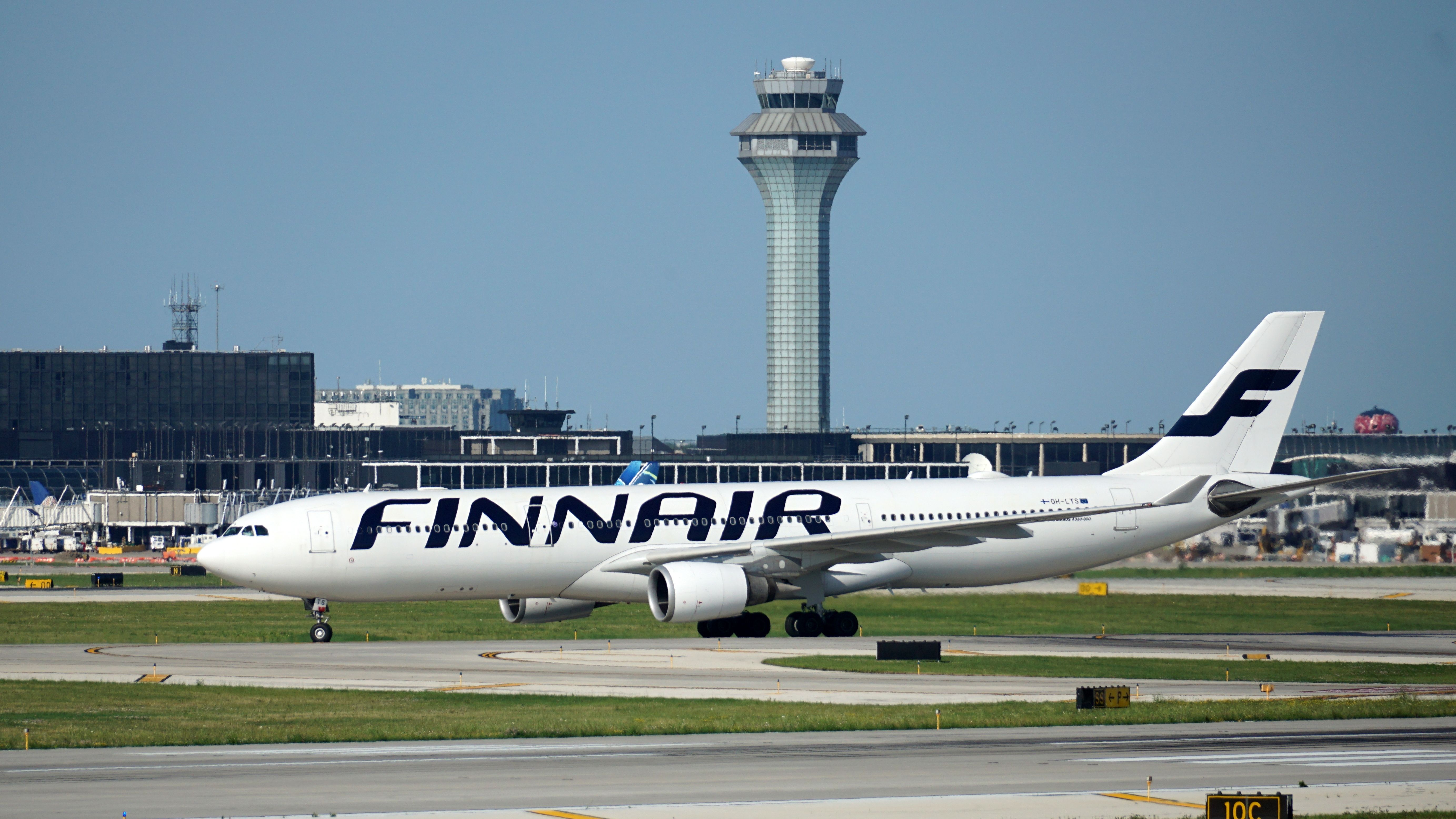 Finnair Airbus A330 Taxiing In Chicago