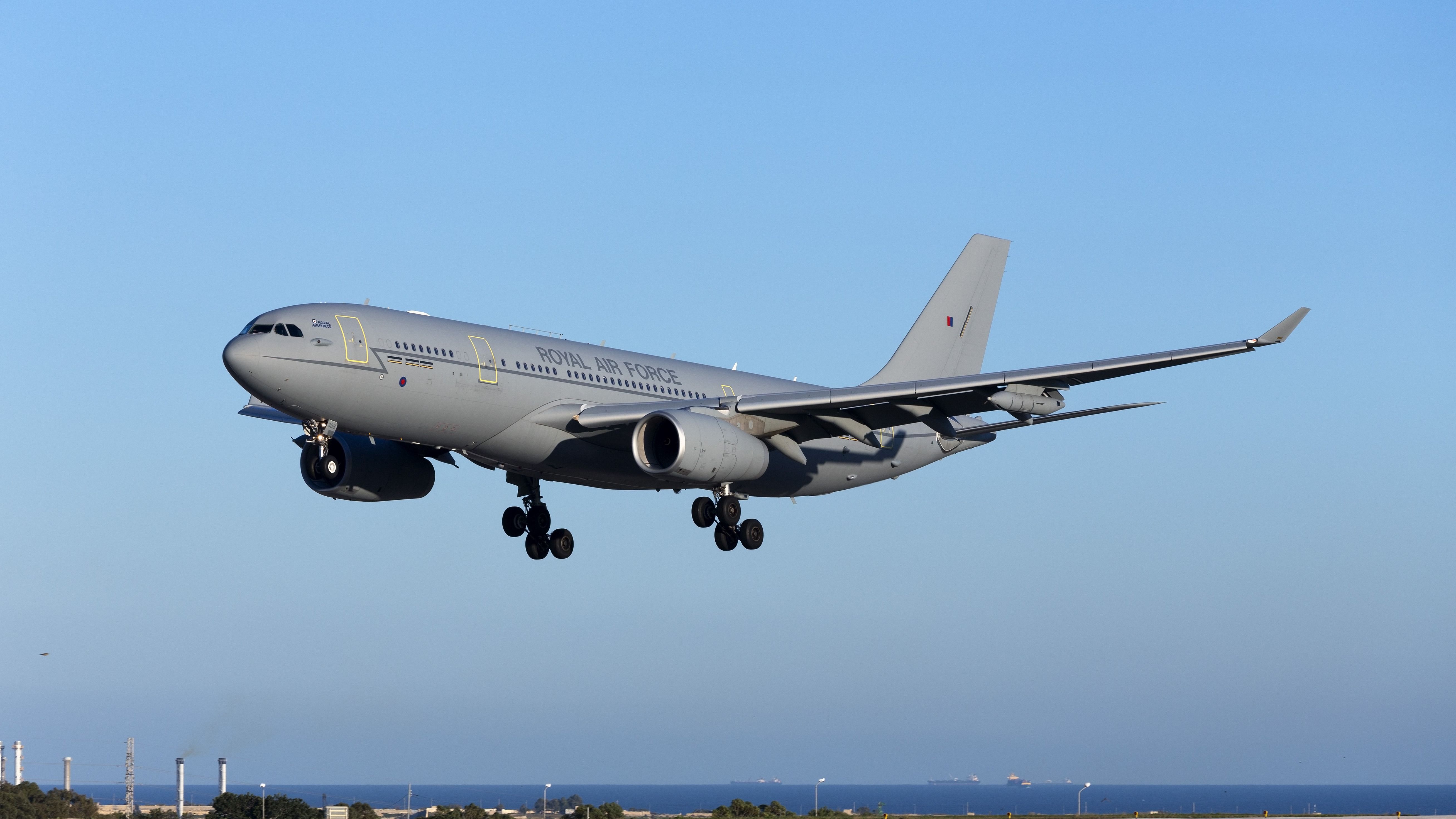 An Airbus A330 MRTT landing